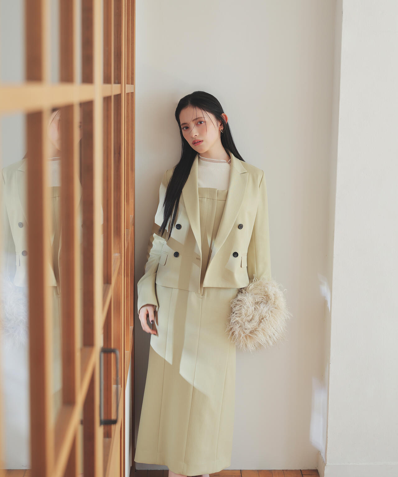 【Oggi・sweet掲載】【ちょうど、いい服】“さりげな”シアースリーブニット