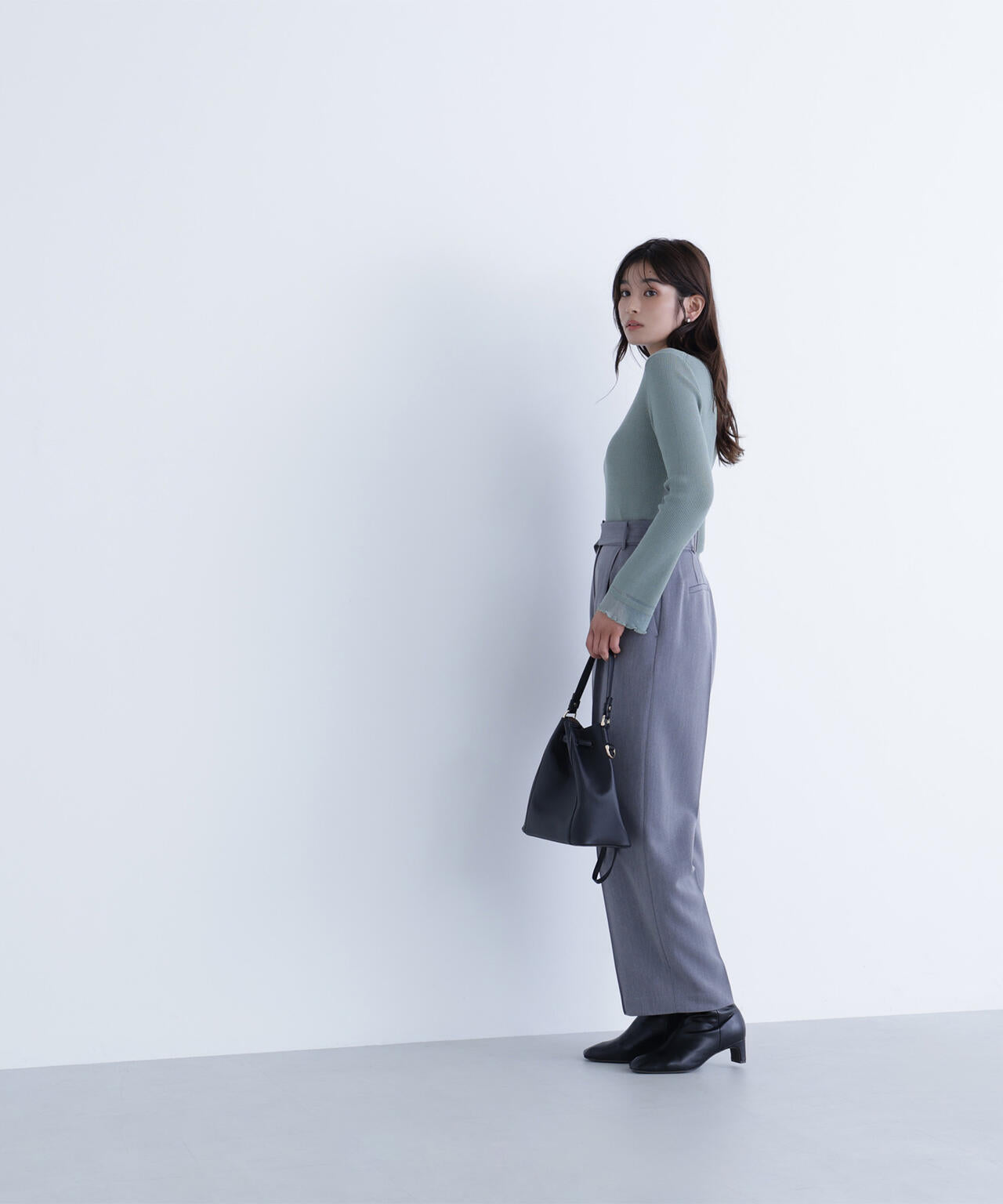 【Oggi・sweet掲載】【ちょうど、いい服】“さりげな”シアースリーブニット