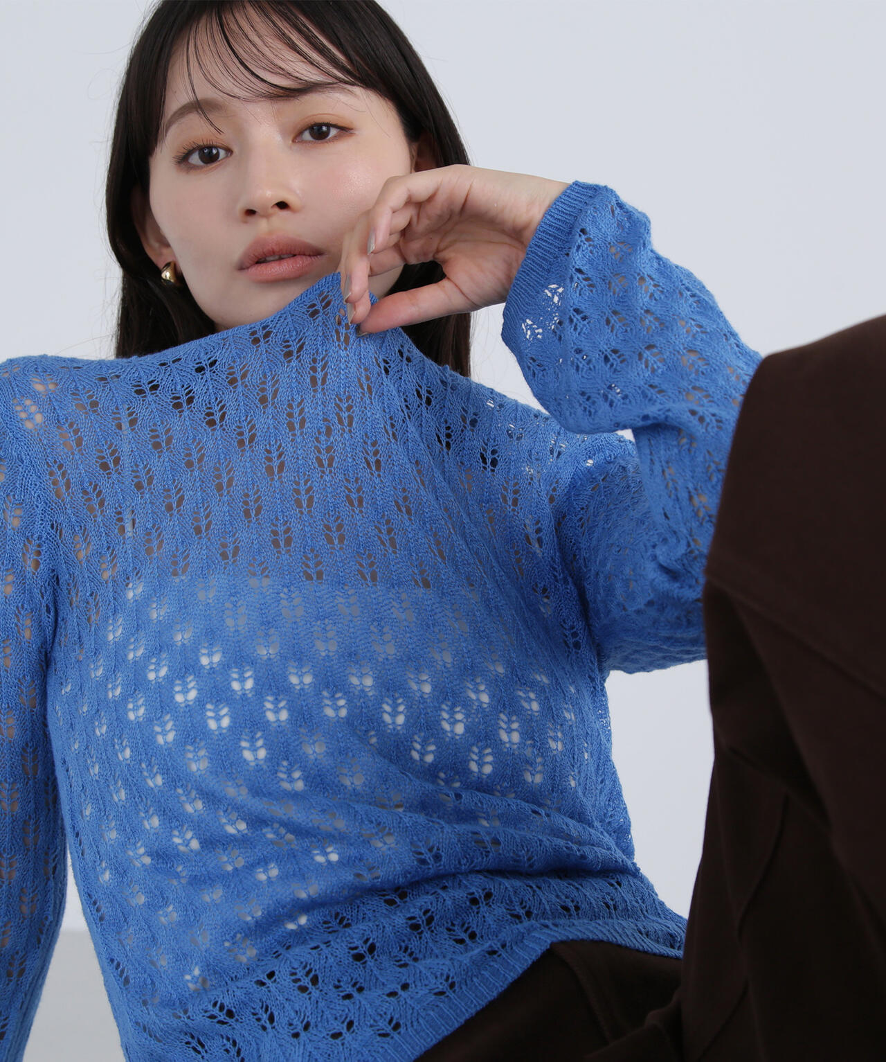 THINK NATURAL】レースニットプルオーバー | NATURAL BEAUTY BASIC