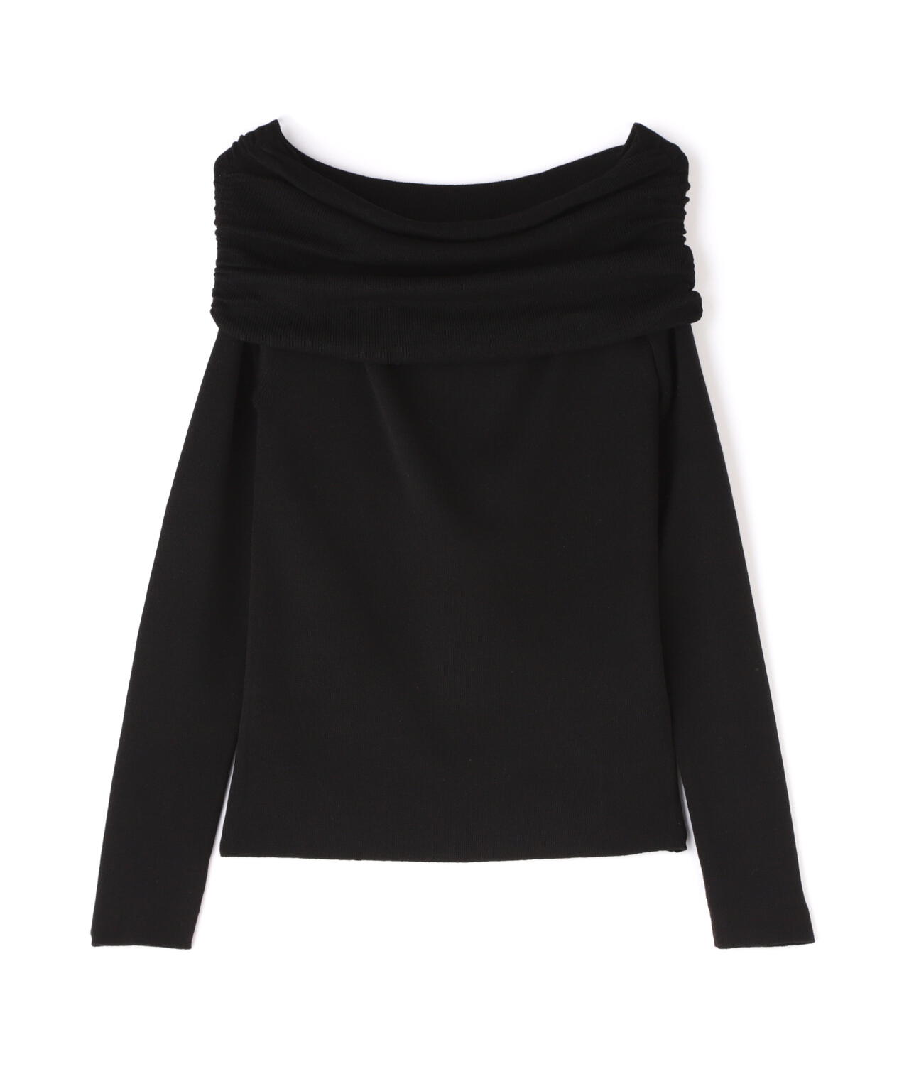 オフショルコンパクトニット