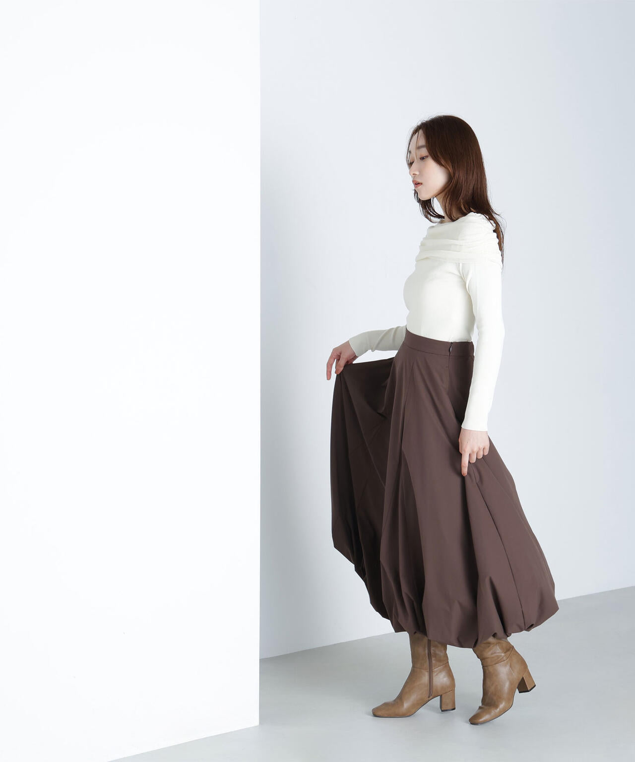 オフショルコンパクトニット | NATURAL BEAUTY BASIC