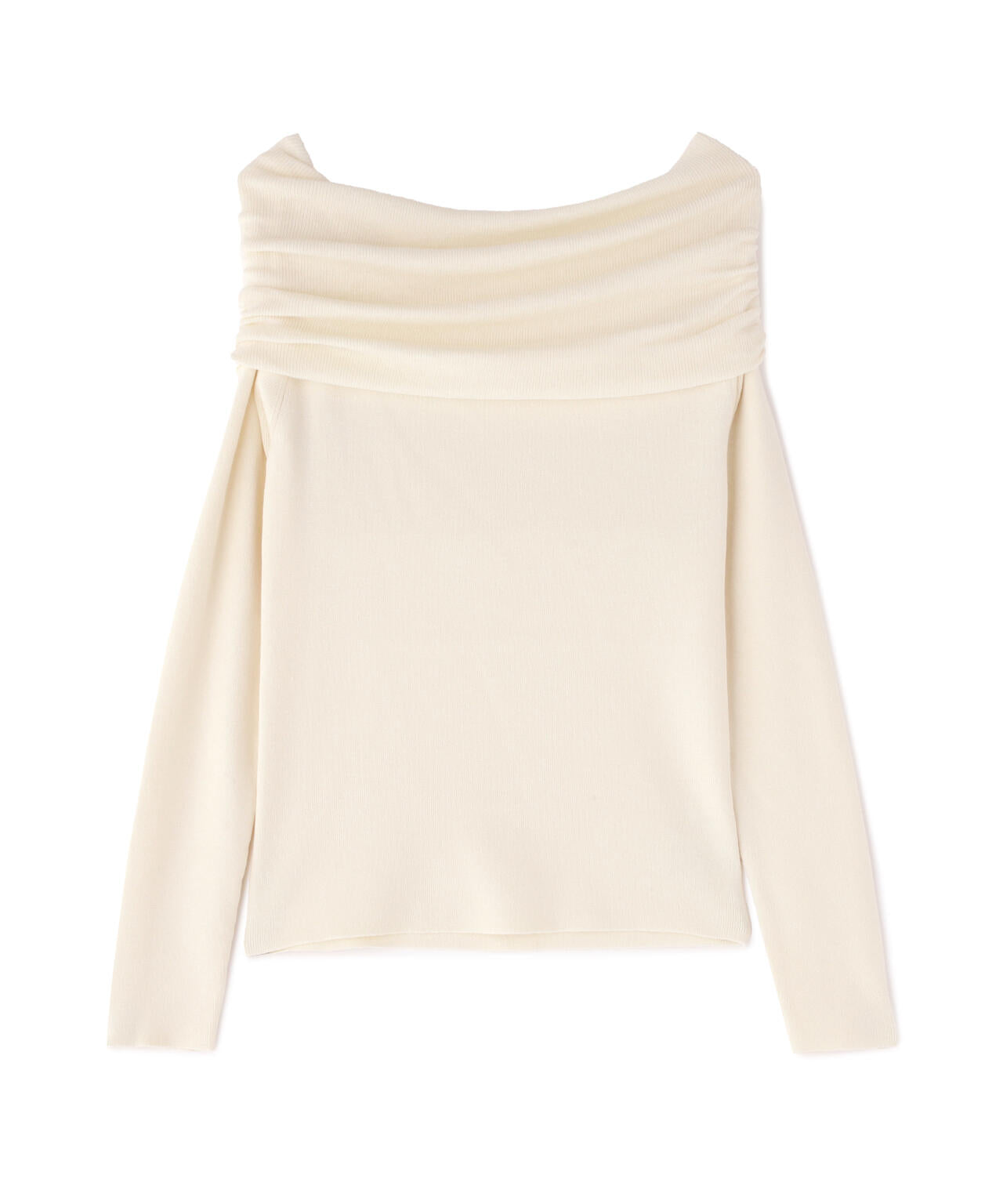 オフショルコンパクトニット