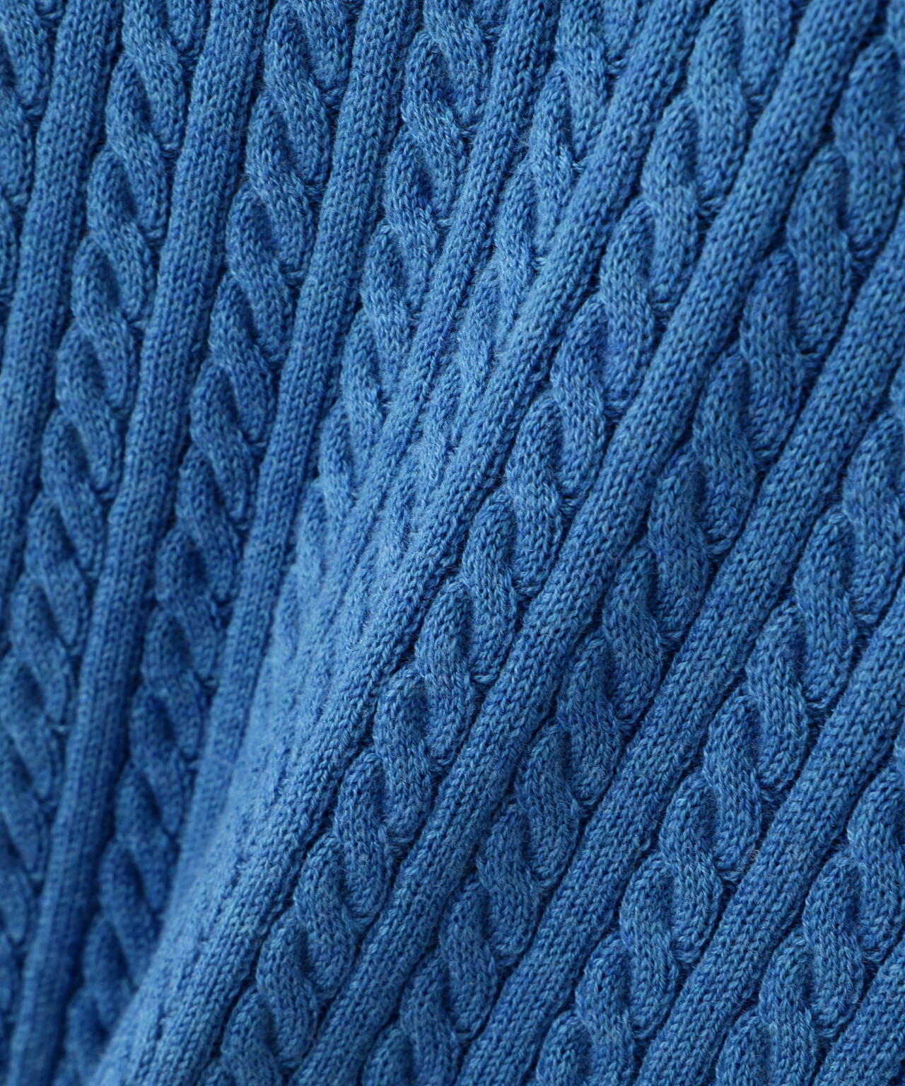 バイカラーラインミニケーブルニット