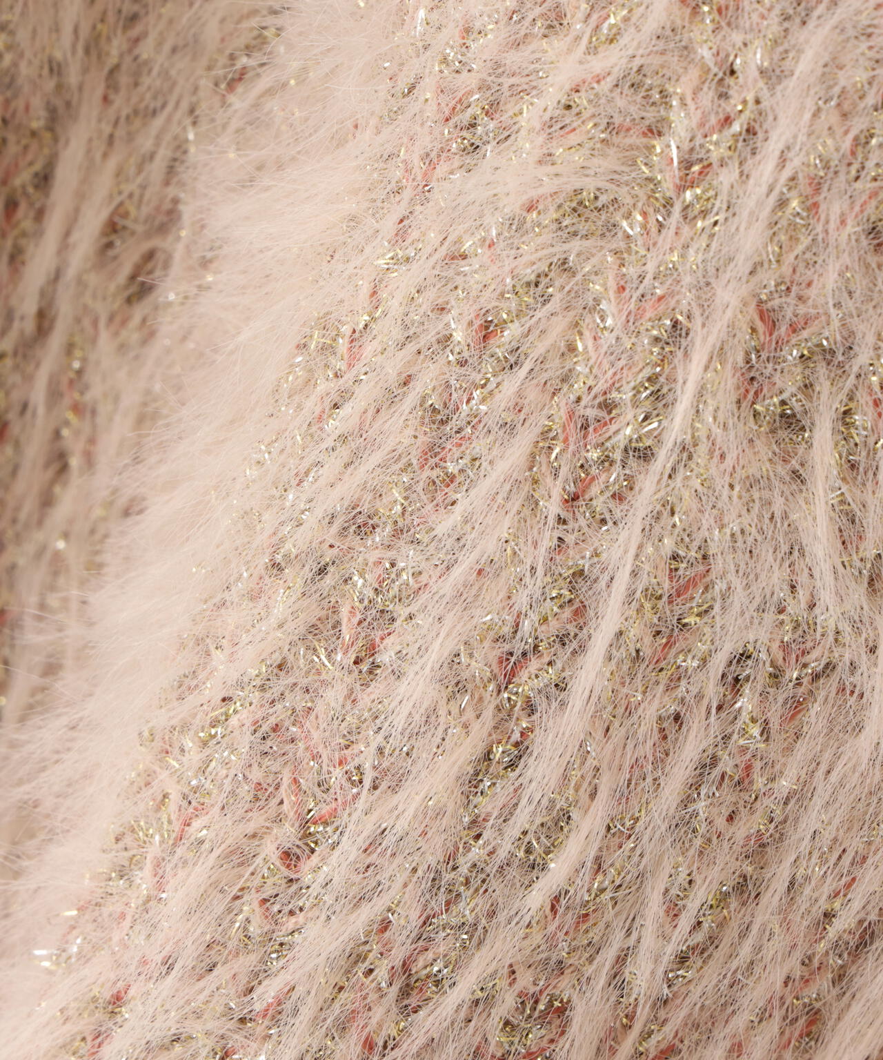 【Oggi掲載】キーネックシャギーラメニット