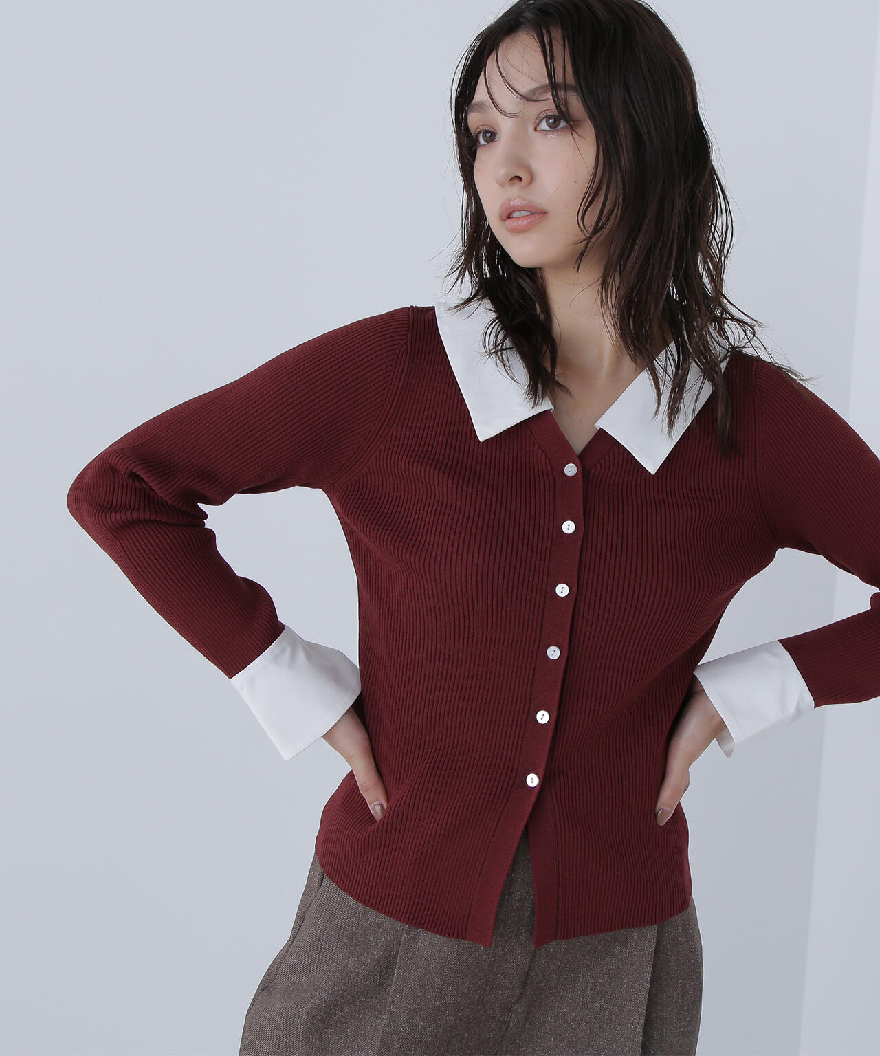 kolor クレイジーパターンニット 21aw クルーネックセーター AW 