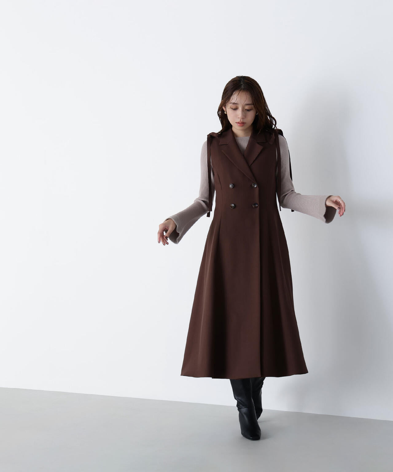 ミニシャギートリムニット