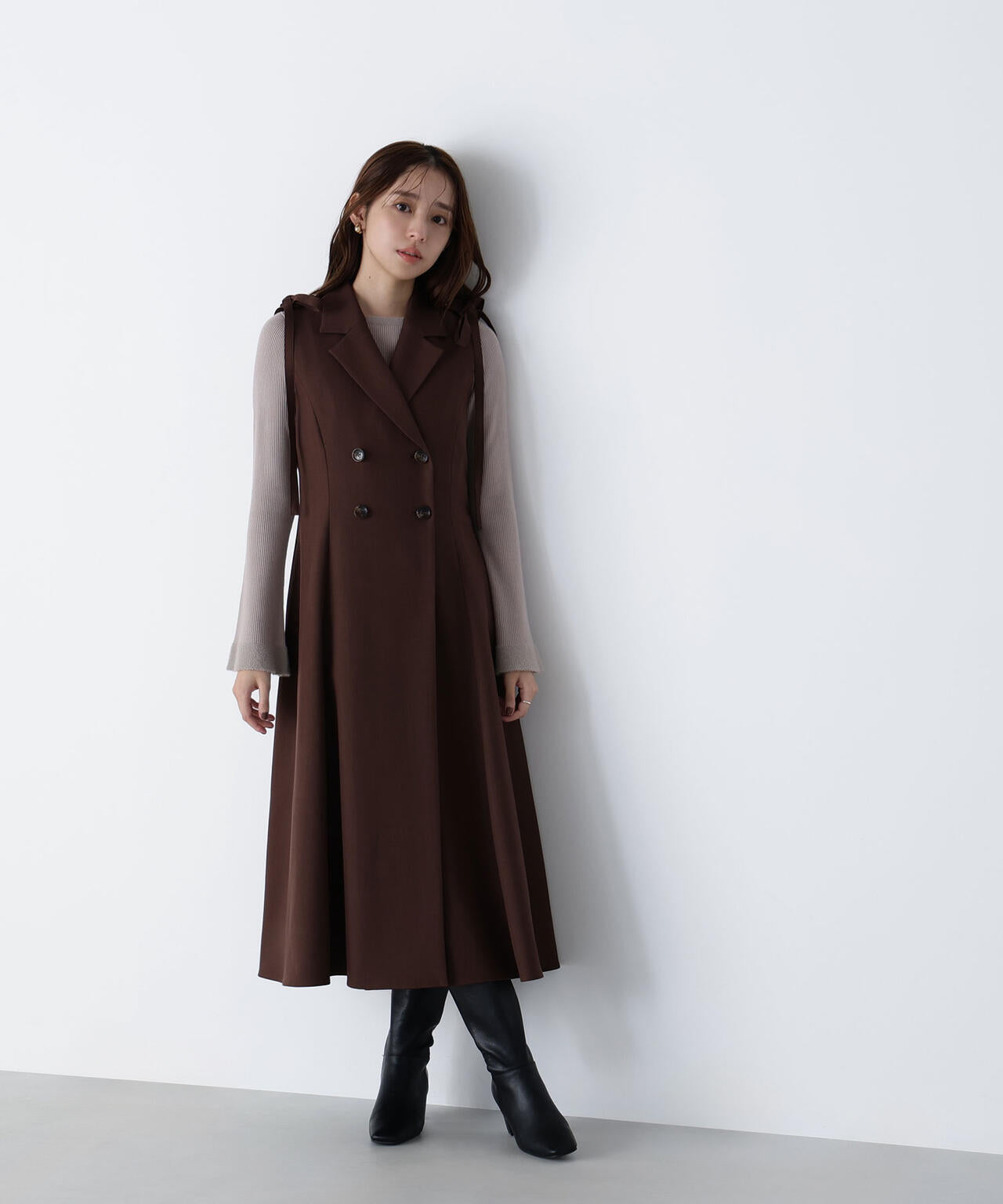 ミニシャギートリムニット