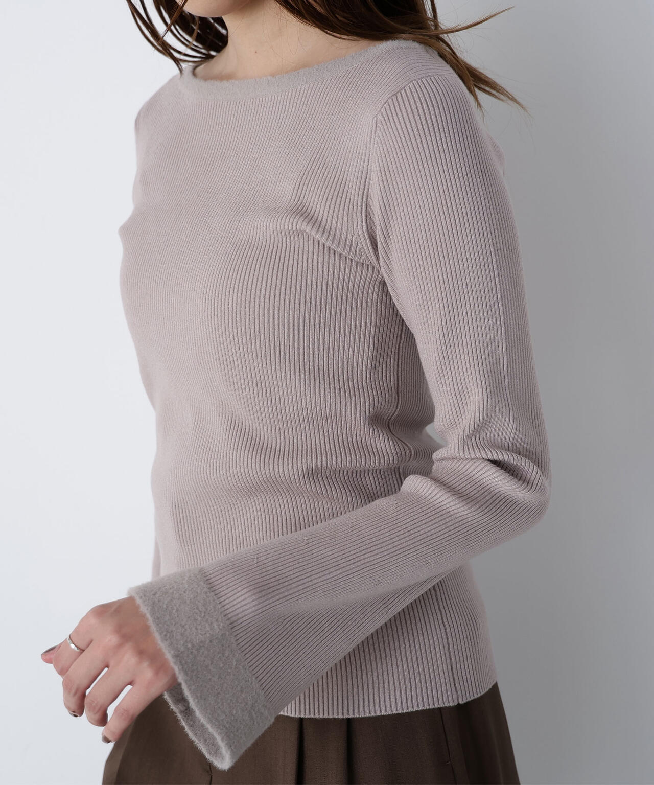 ミニシャギートリムニット