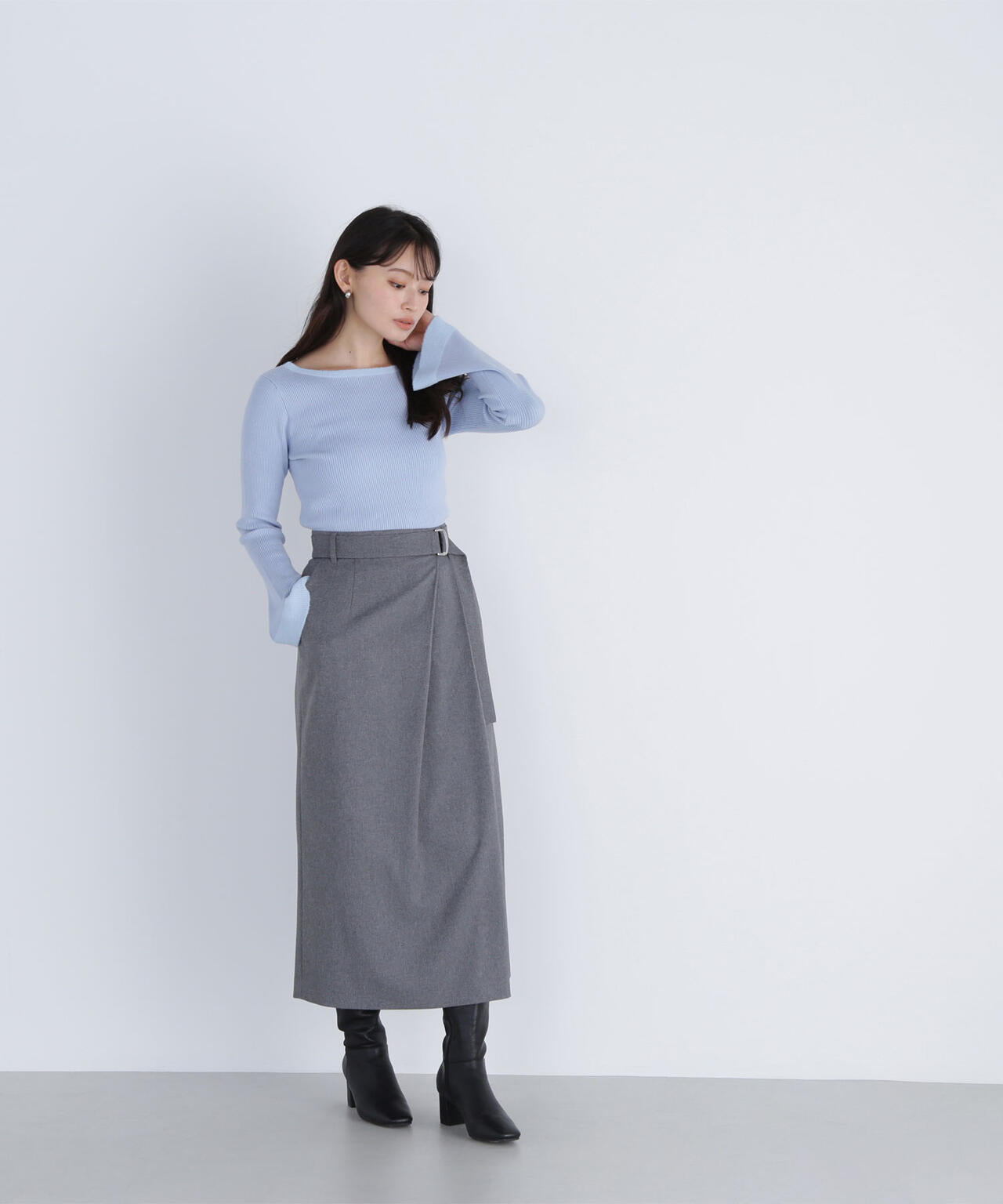 ミニシャギートリムニット