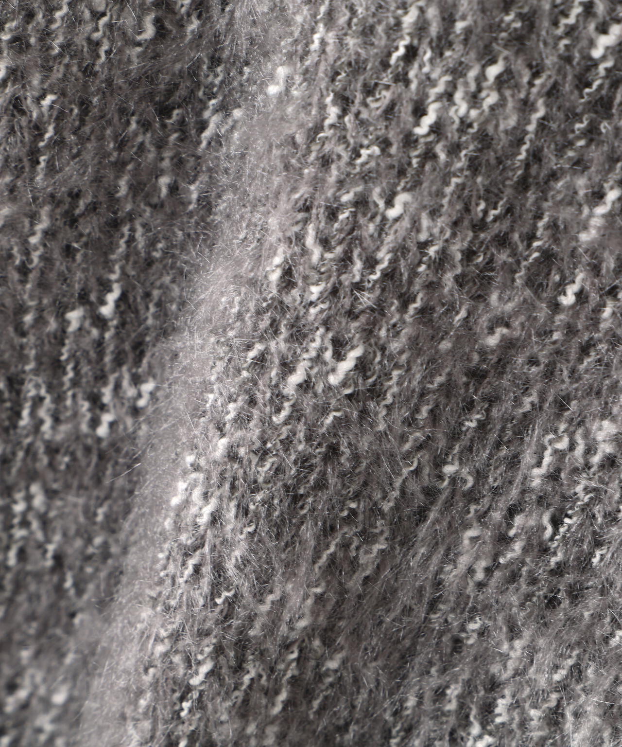 ミックスカラーヘアリーニット