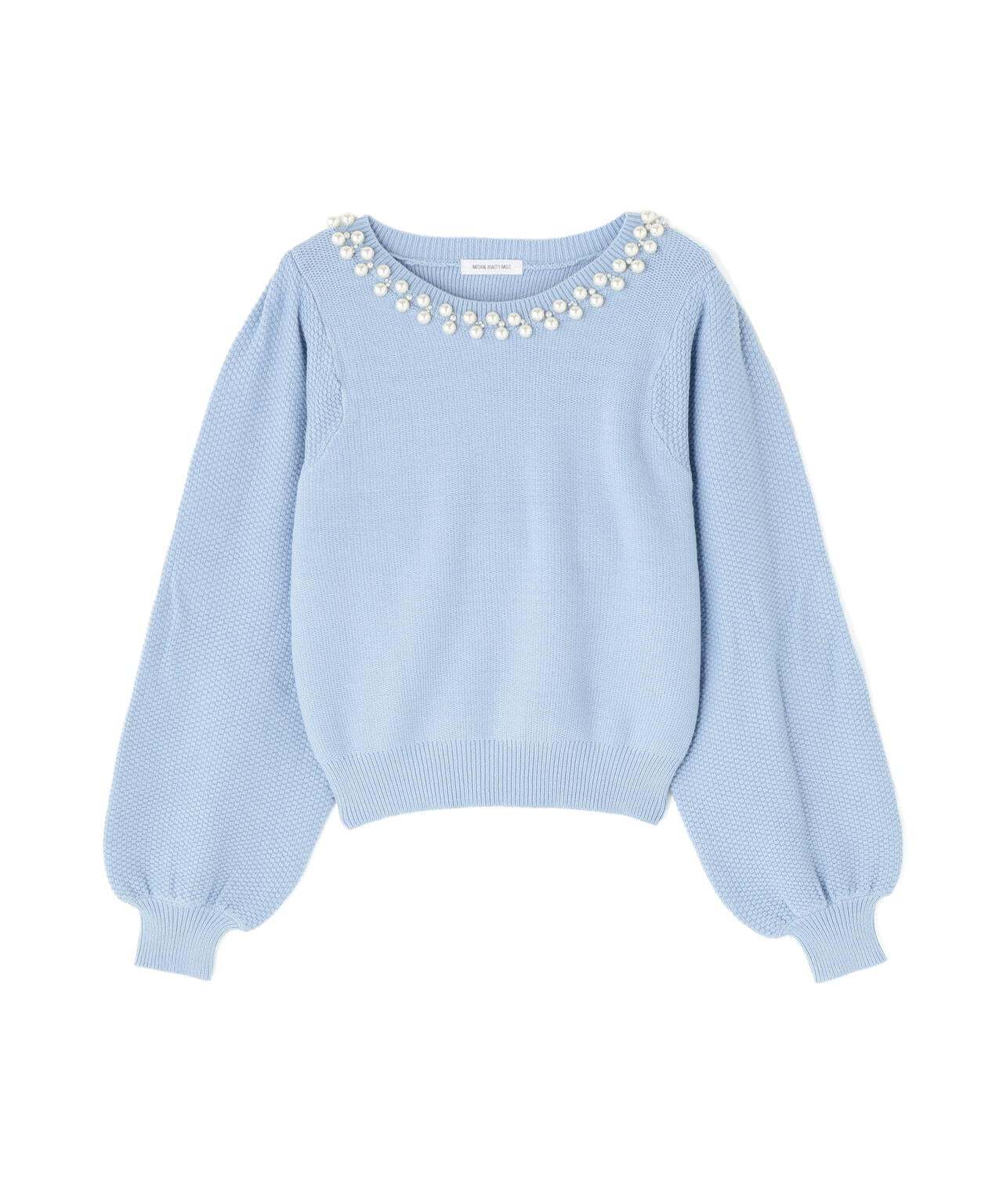 パールネックニット