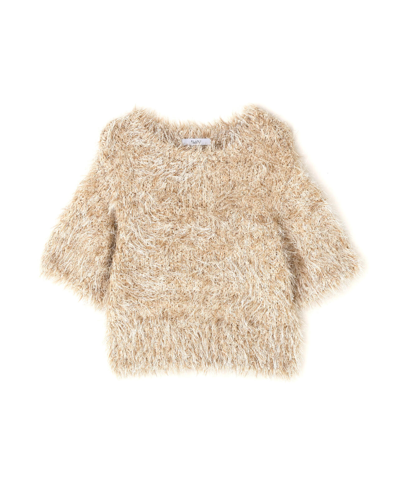 【BLANC】ミックスシャギーニット