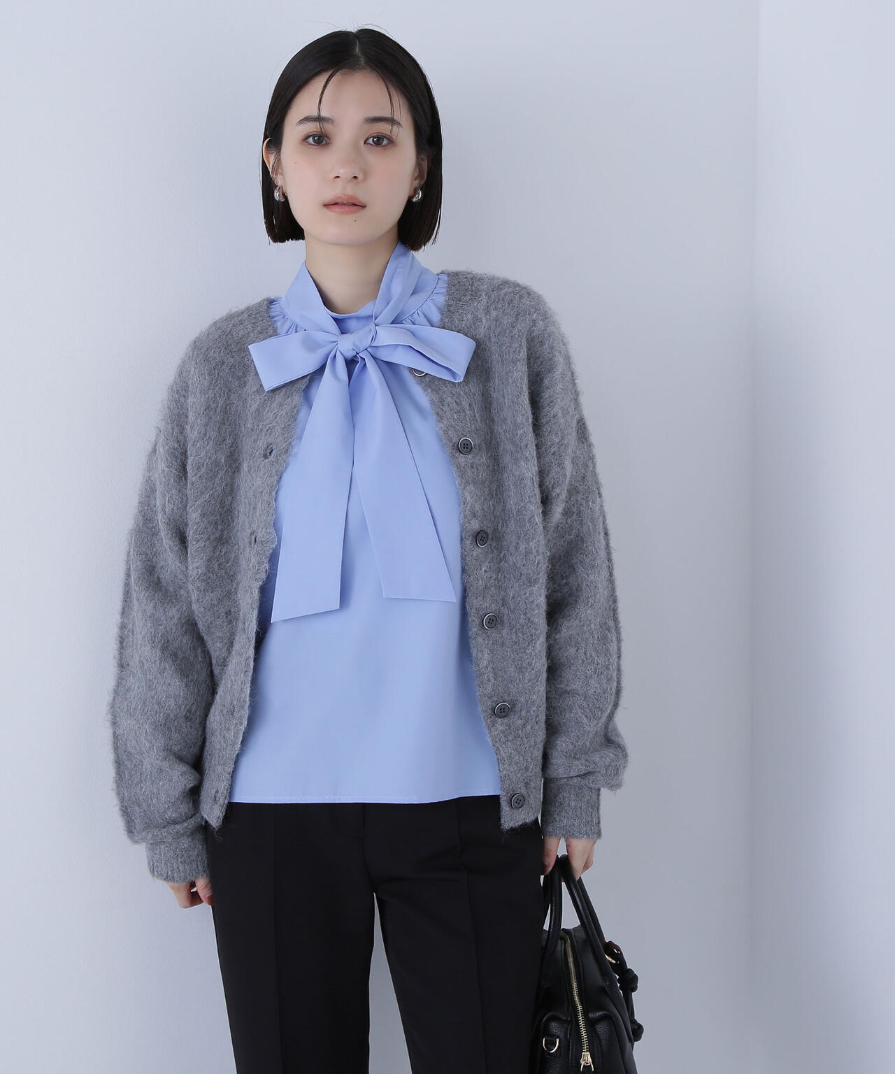 2wayヘアリーカーディガン