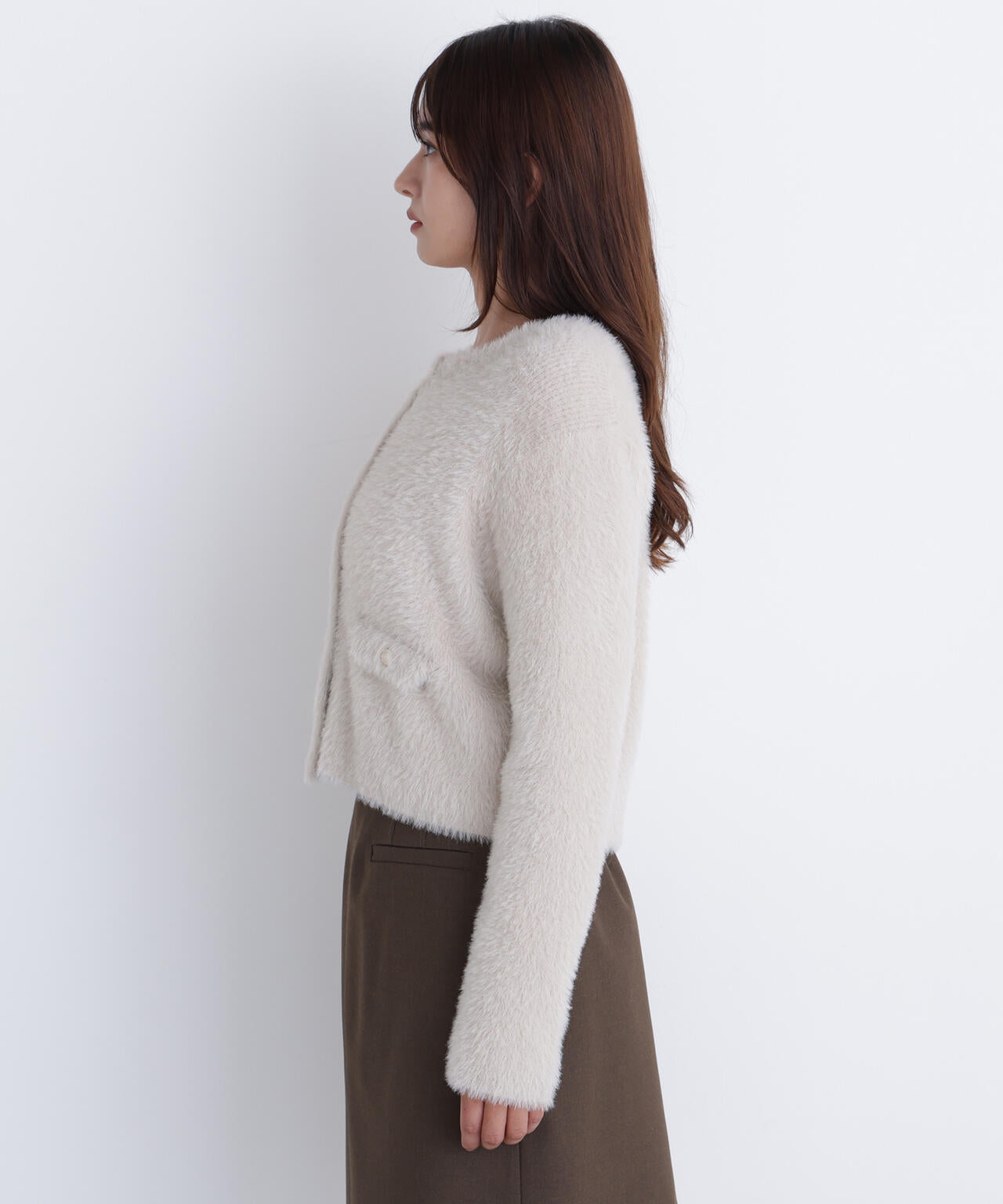 【sweet掲載】【ちょうど、いい服】“ふわ＆リブ”アンサンブルニット