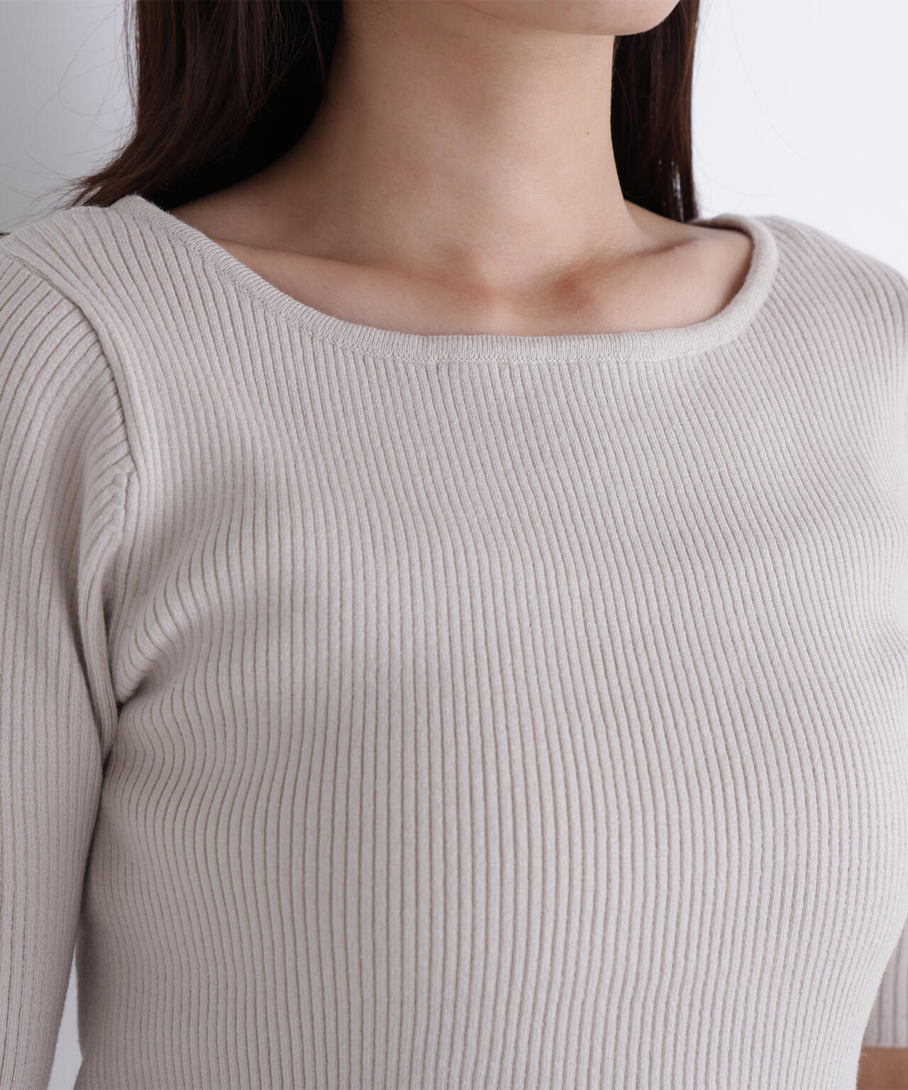 【sweet掲載】【ちょうど、いい服】“ふわ＆リブ”アンサンブルニット