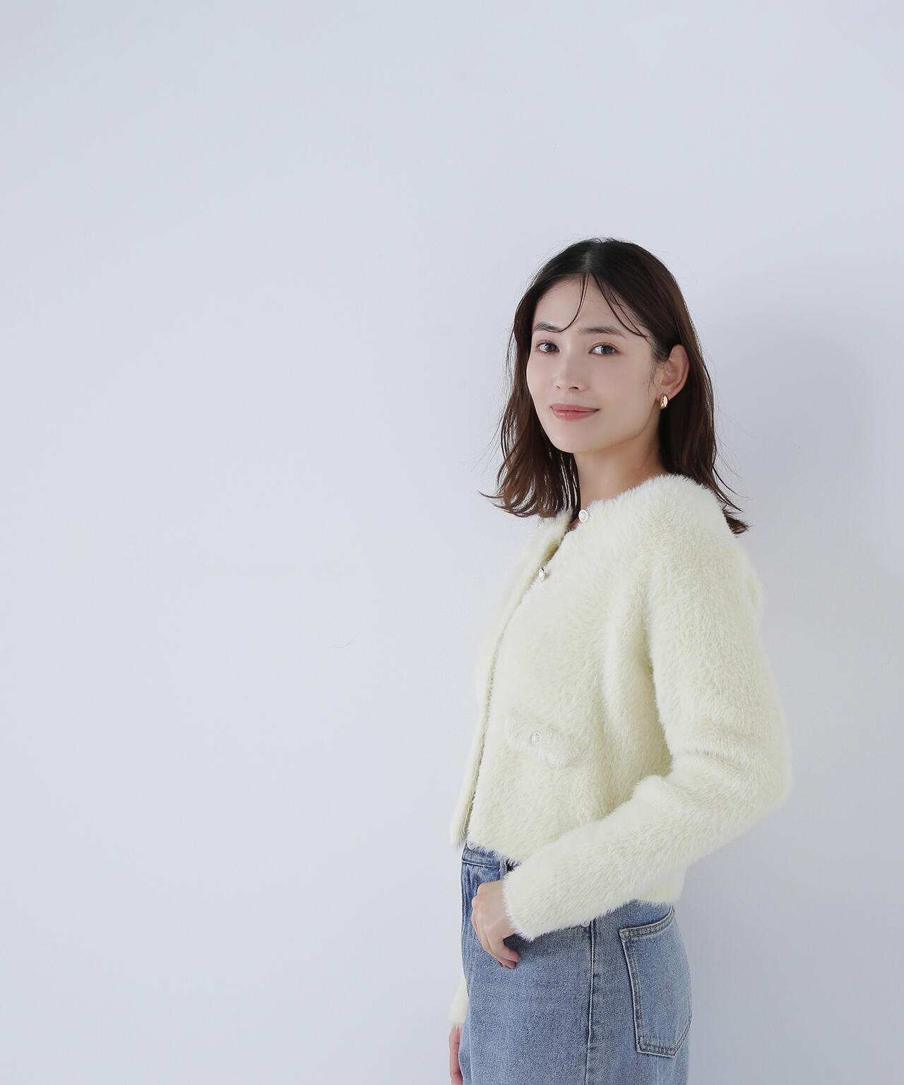 【sweet掲載】【ちょうど、いい服】“ふわ＆リブ”アンサンブルニット