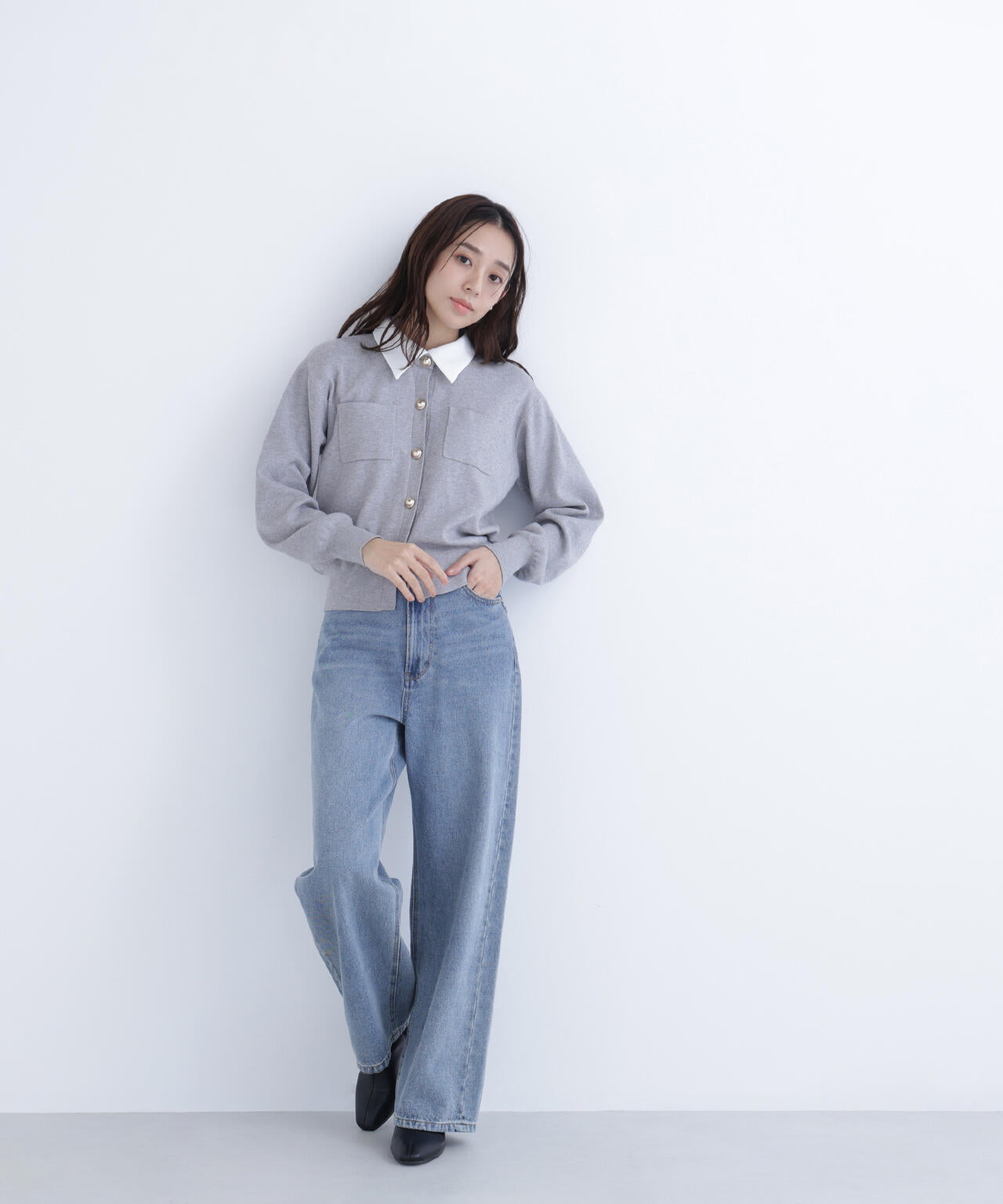 Oggi掲載】2wayカラーニットジャケット | NATURAL BEAUTY BASIC