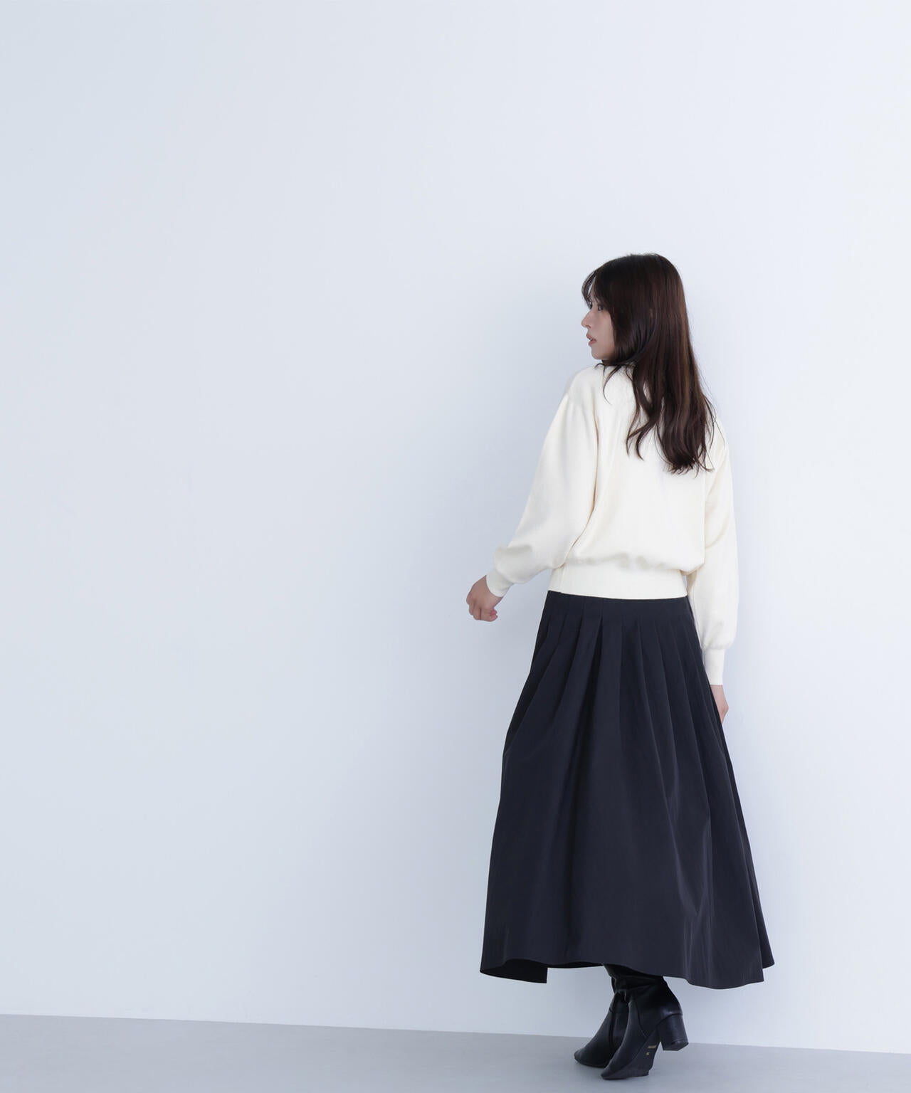 【Oggi掲載】2wayカラーニットジャケット