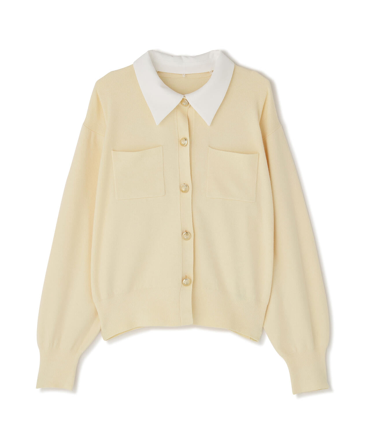 【Oggi掲載】2wayカラーニットジャケット