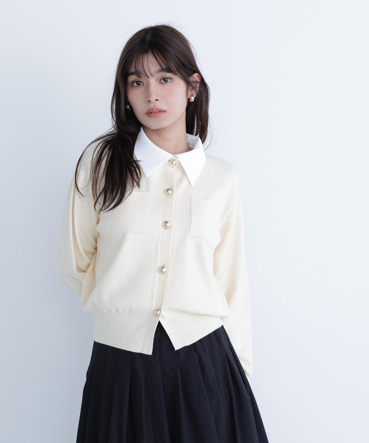 Oggi掲載】2wayカラーニットジャケット | NATURAL BEAUTY BASIC