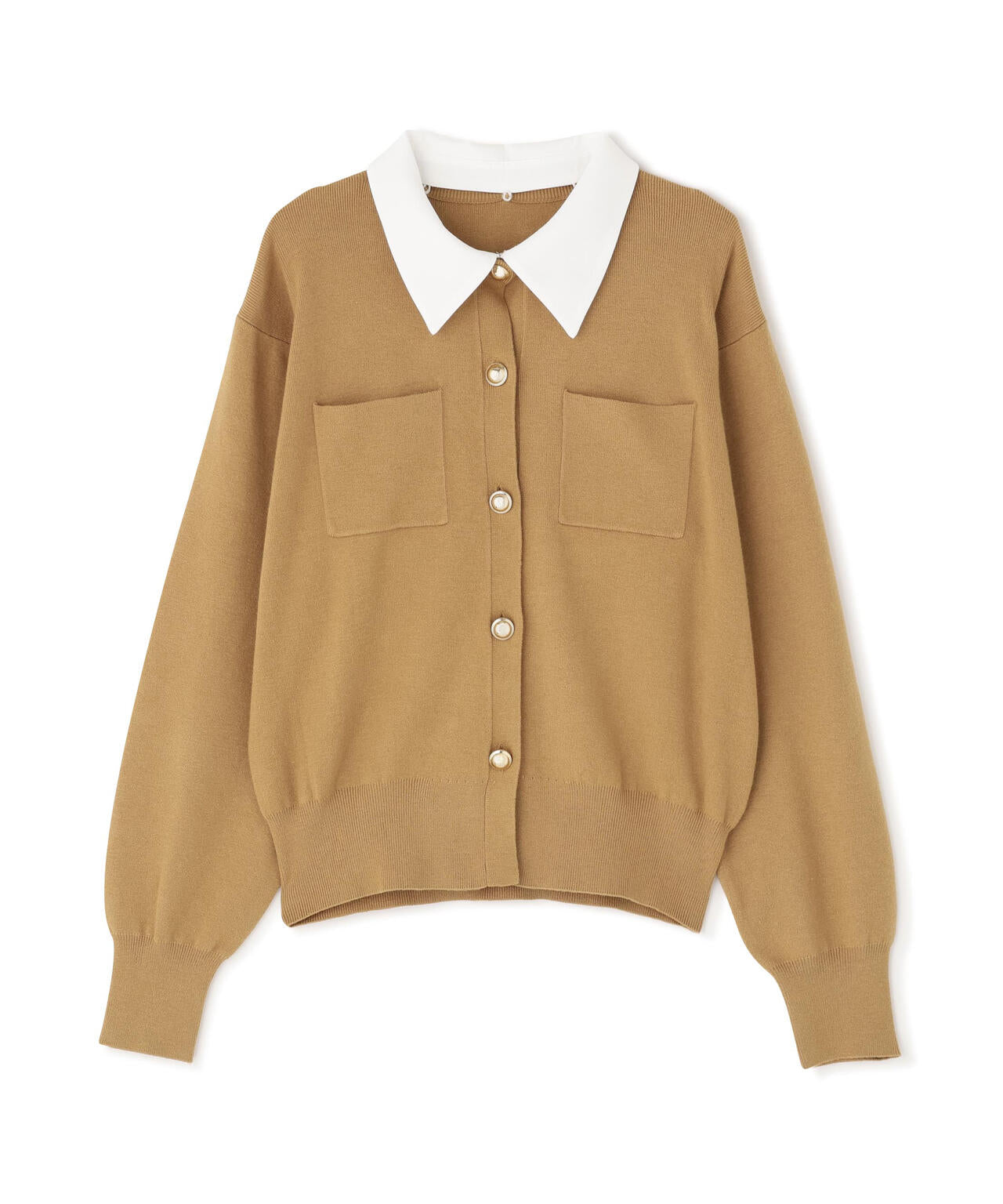 【Oggi掲載】2wayカラーニットジャケット