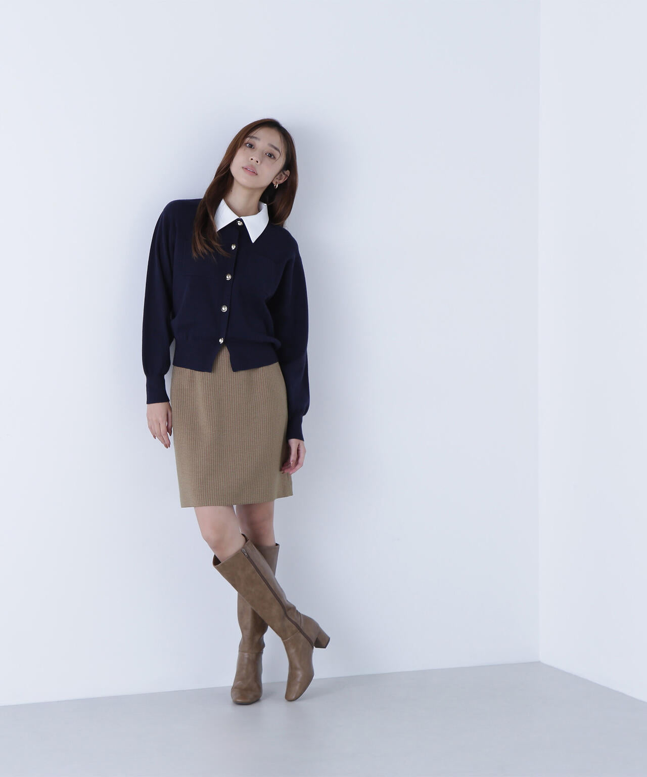 Oggi掲載】2wayカラーニットジャケット | NATURAL BEAUTY BASIC