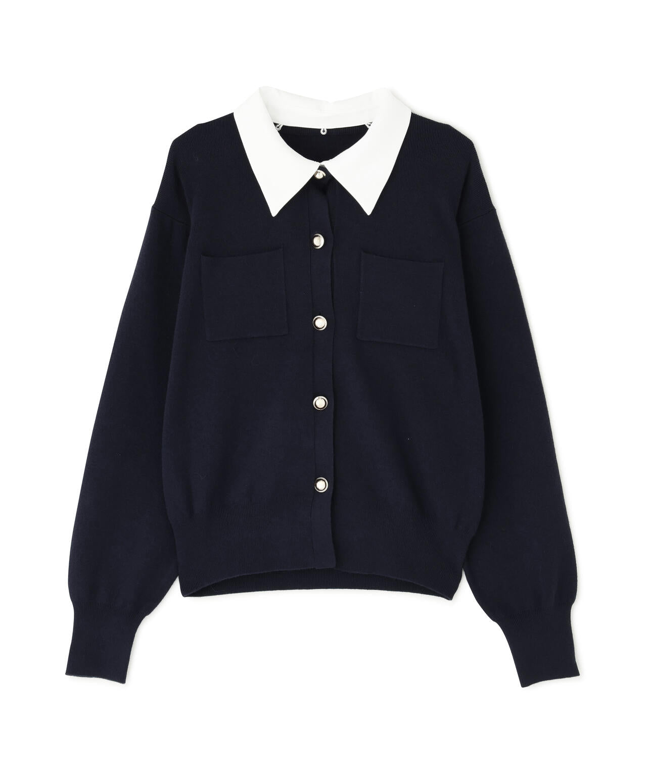 【Oggi掲載】2wayカラーニットジャケット