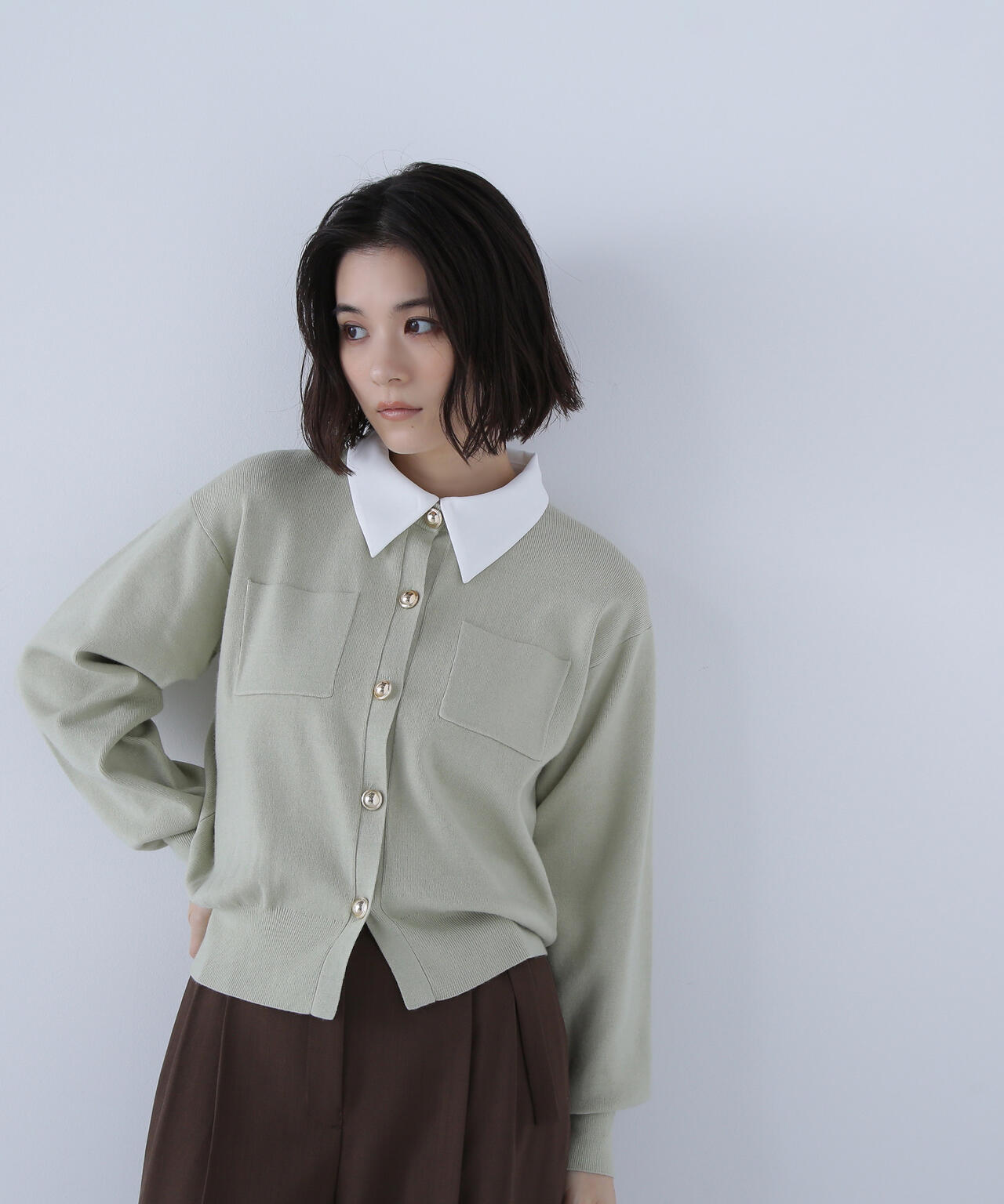 Oggi掲載】2wayカラーニットジャケット | NATURAL BEAUTY BASIC