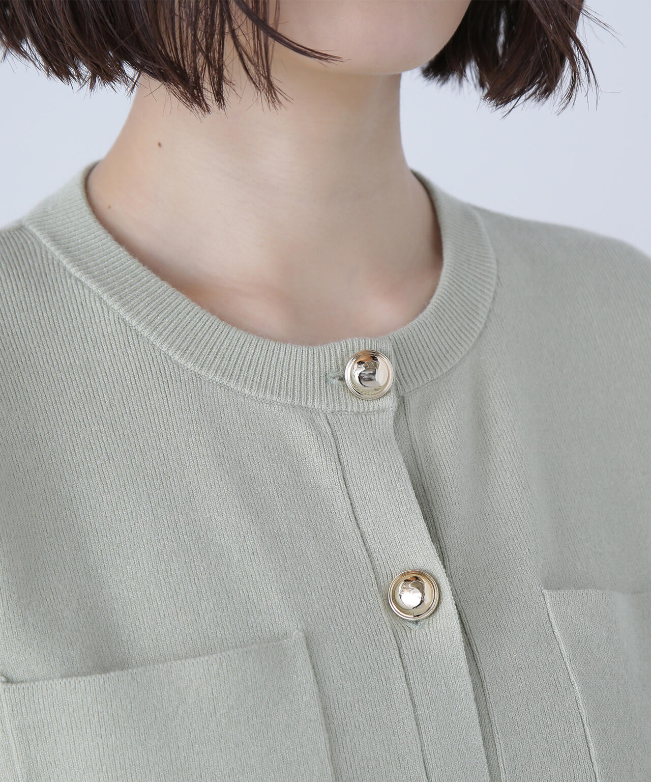 【Oggi掲載】2wayカラーニットジャケット