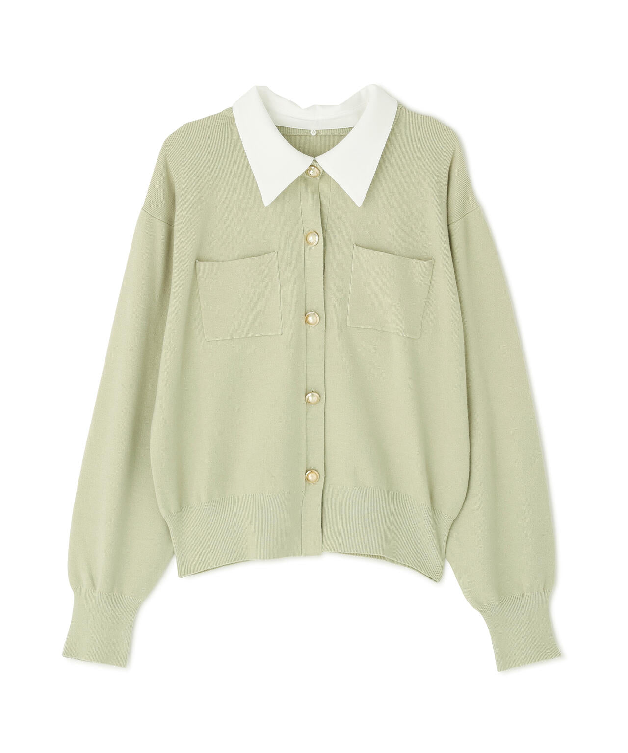 【Oggi掲載】2wayカラーニットジャケット