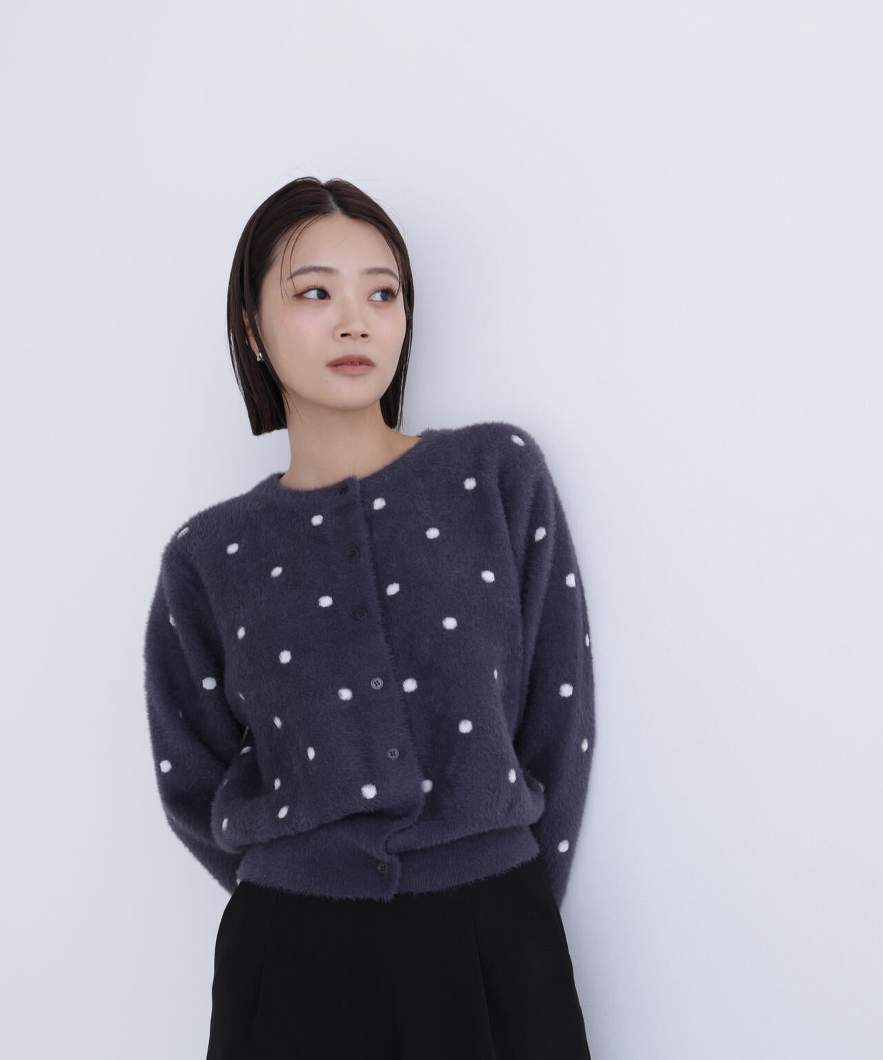 ドットシャギーカーディガン | NATURAL BEAUTY BASIC（ナチュラル