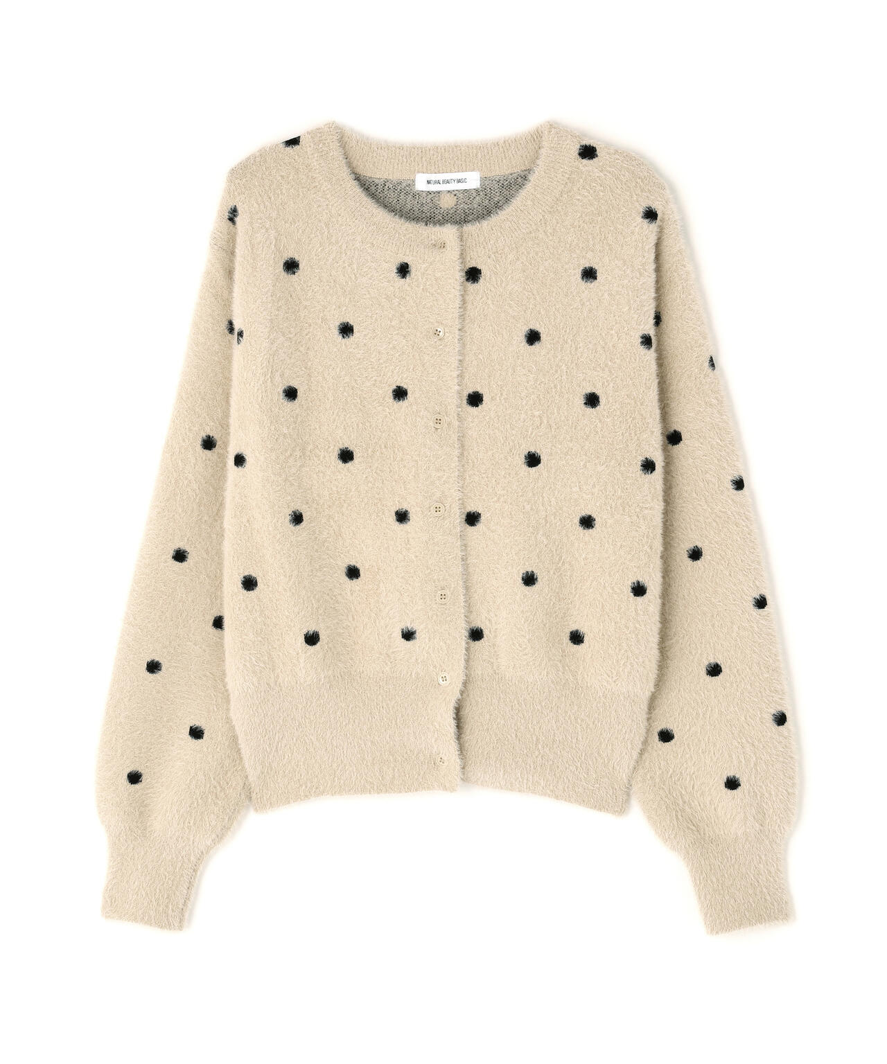 beauty&youthカーディガン ドットシャギーカーディガン | NATURAL BEAUTY BASIC（ナチュラル