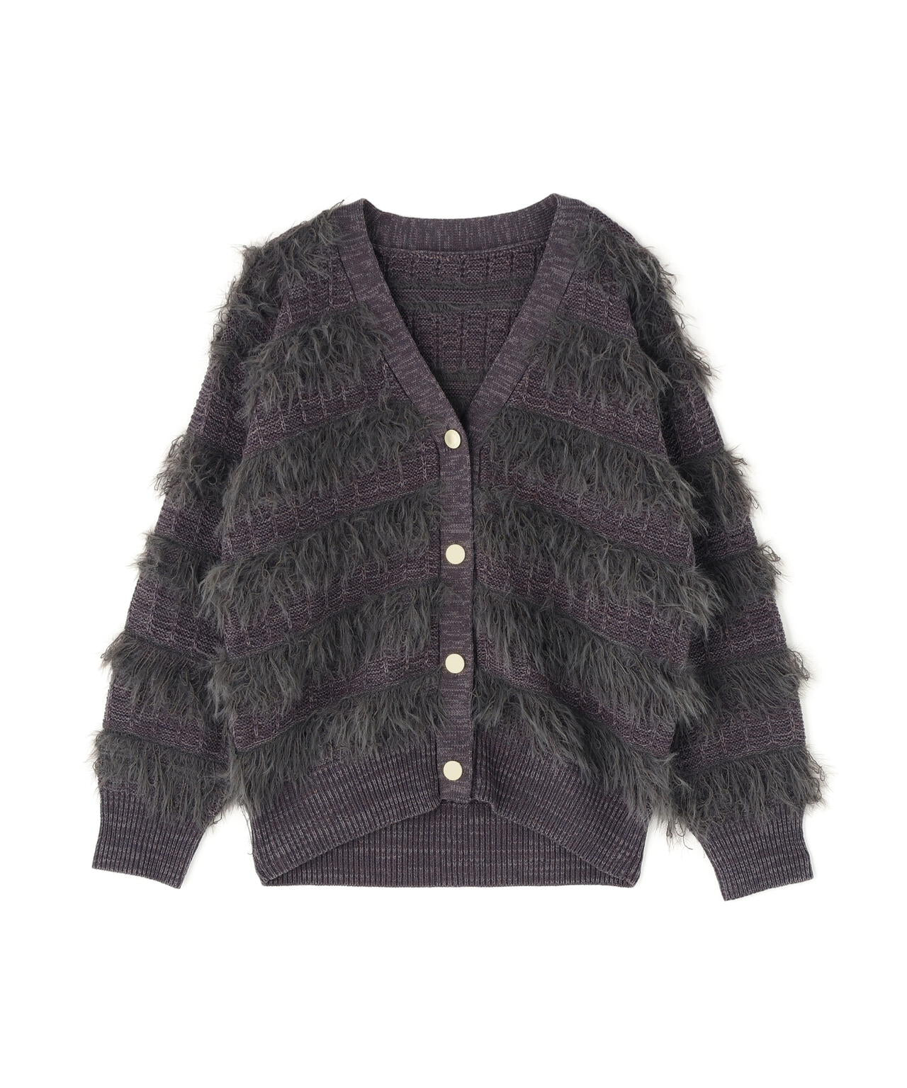 フリンジボーダーカーディガン | NATURAL BEAUTY BASIC（ナチュラル