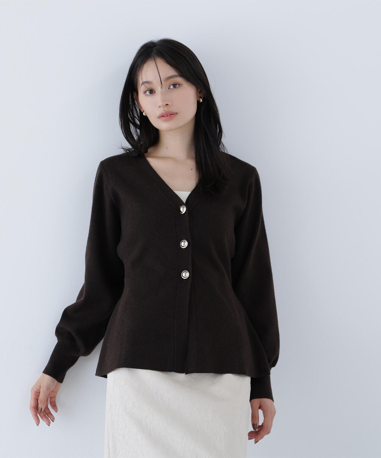 ルミネ・ルクア・mix.tokyo 限定商品】ウエストシェイプカーディガン