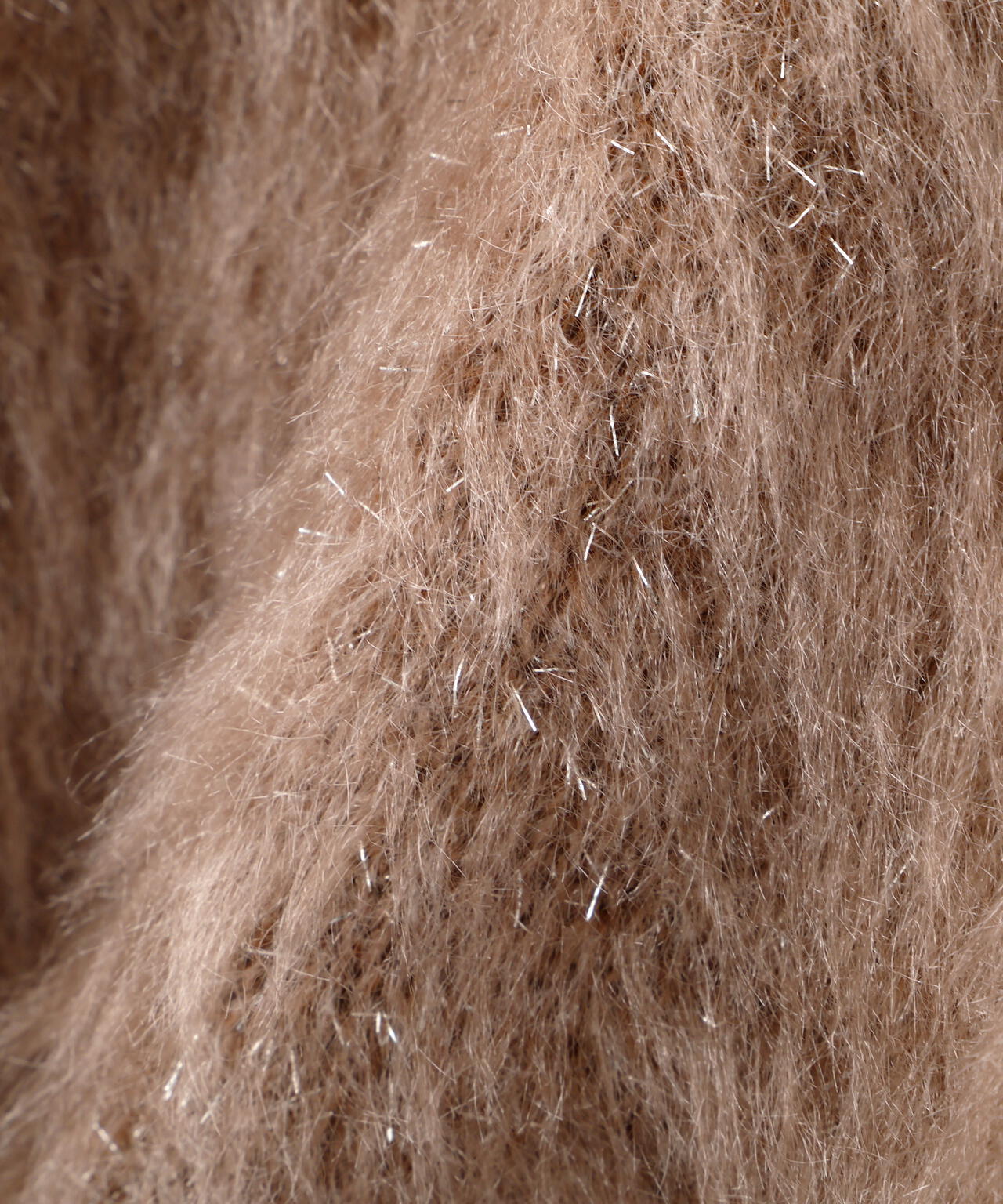 デザインボタンラメシャギーカーディガン | NATURAL BEAUTY BASIC