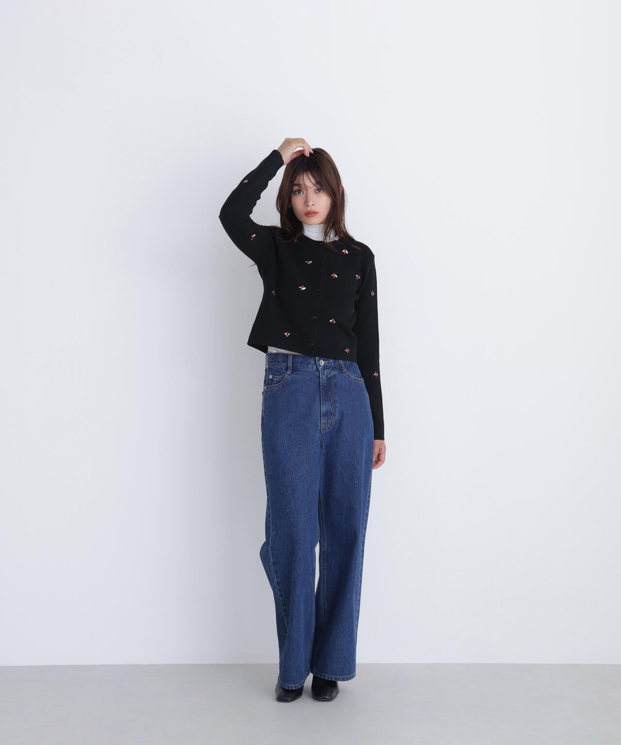 ビジューニットジャケット ビジューニットジャケット | NATURAL BEAUTY BASIC（ナチュラル