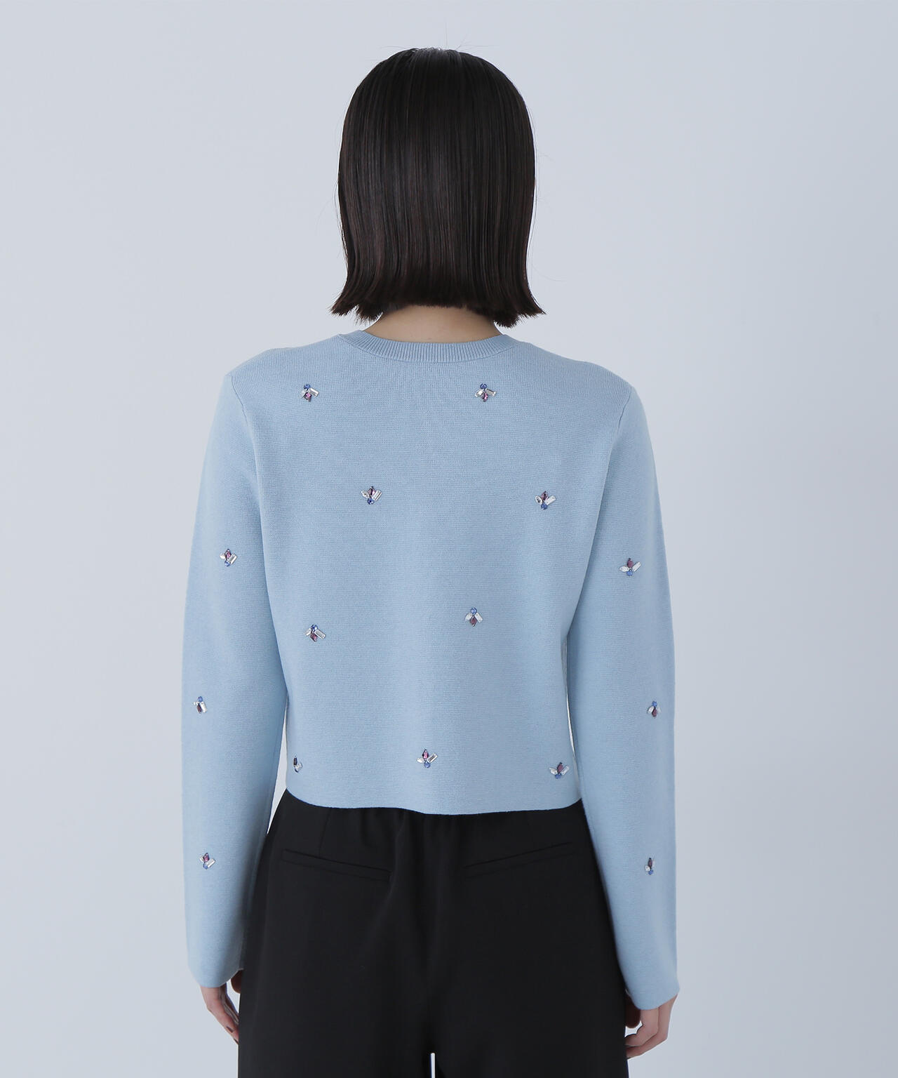 ビジューニットジャケット | NATURAL BEAUTY BASIC（ナチュラル