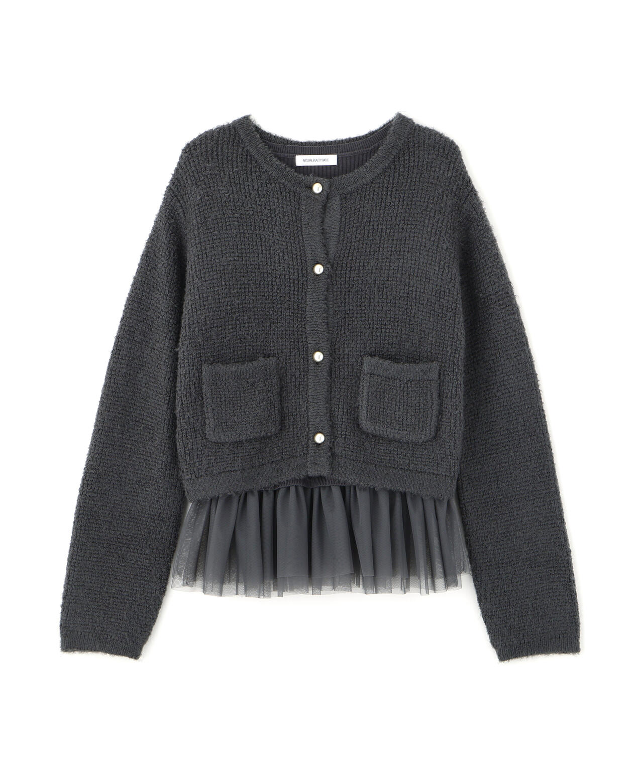 チュールペプラムニットアンサンブル | NATURAL BEAUTY BASIC