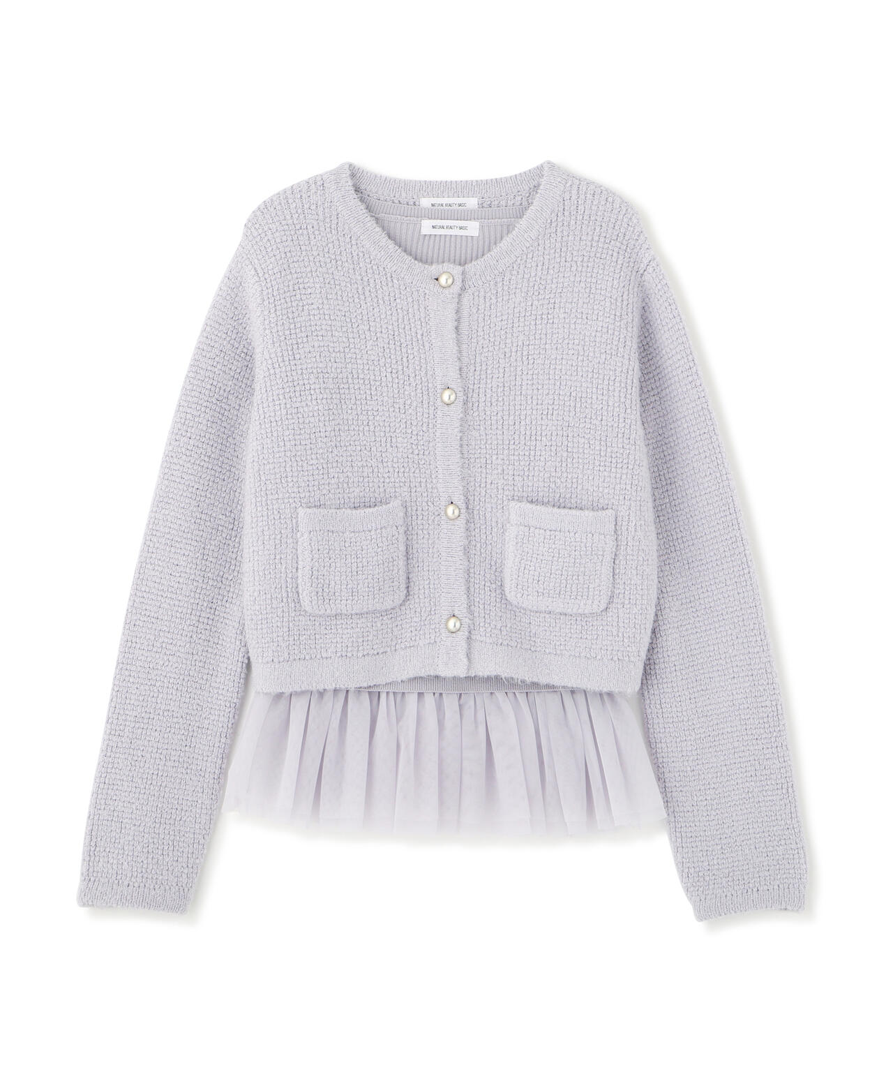 チュールペプラムニットアンサンブル | NATURAL BEAUTY BASIC