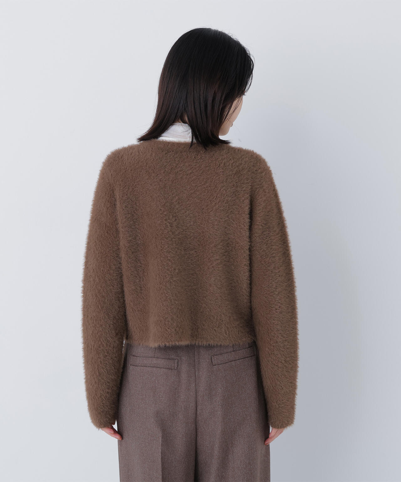 シャギーニットジャケット | NATURAL BEAUTY BASIC（ナチュラル