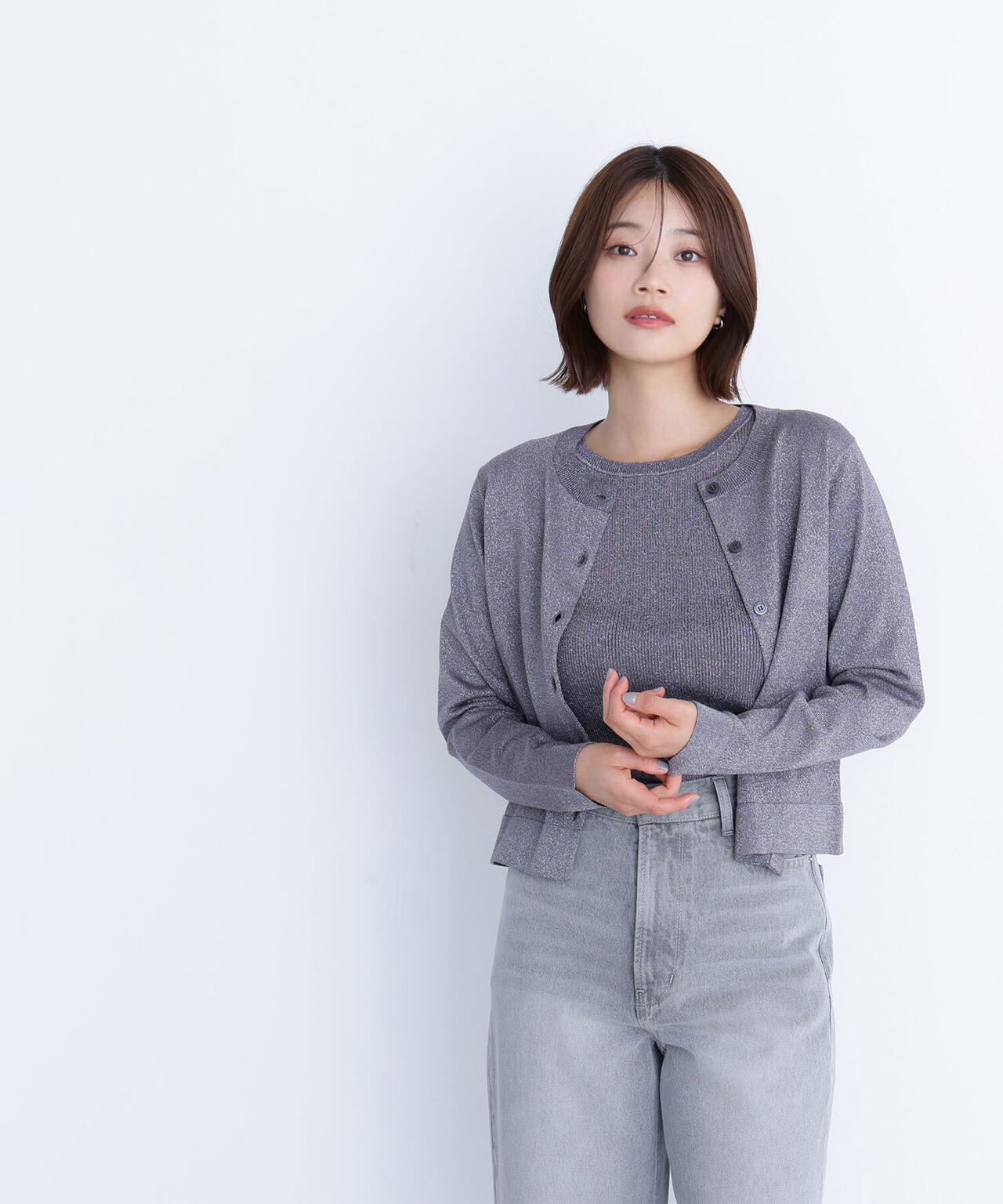 ベーシッククルーネックアンサンブル