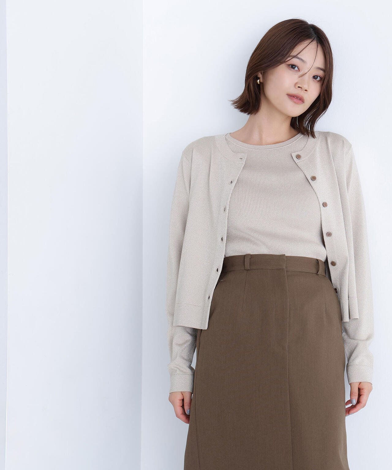 ベーシッククルーネックアンサンブル