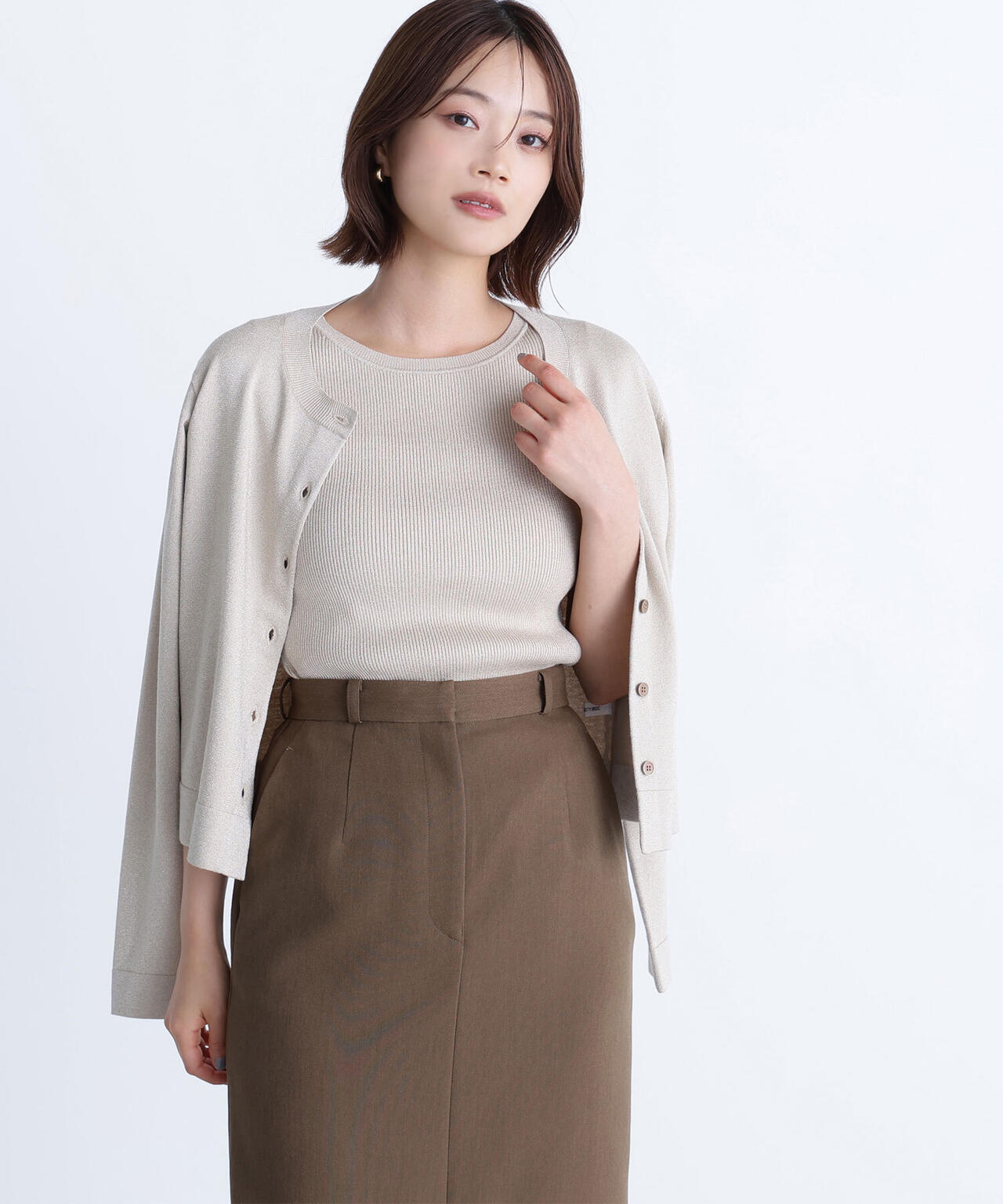 ベーシッククルーネックアンサンブル