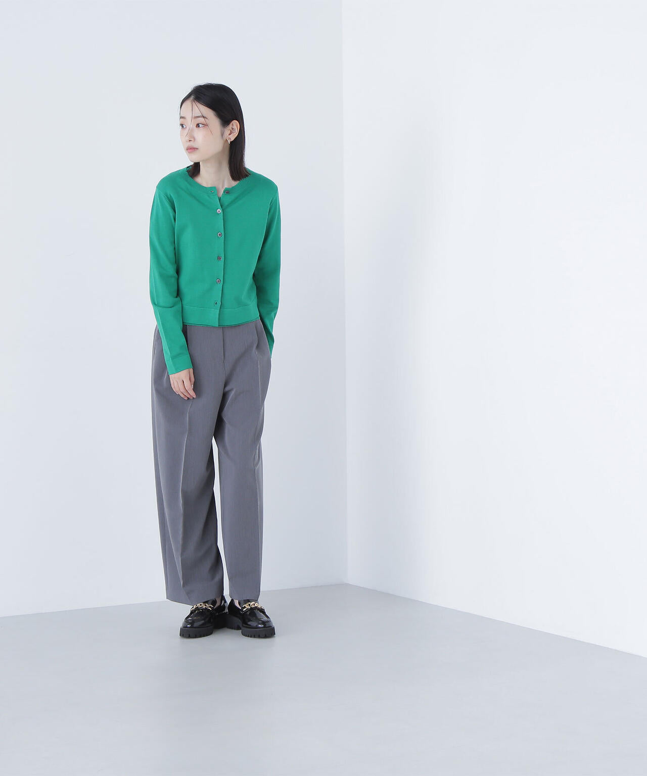 ベーシッククルーネックアンサンブル