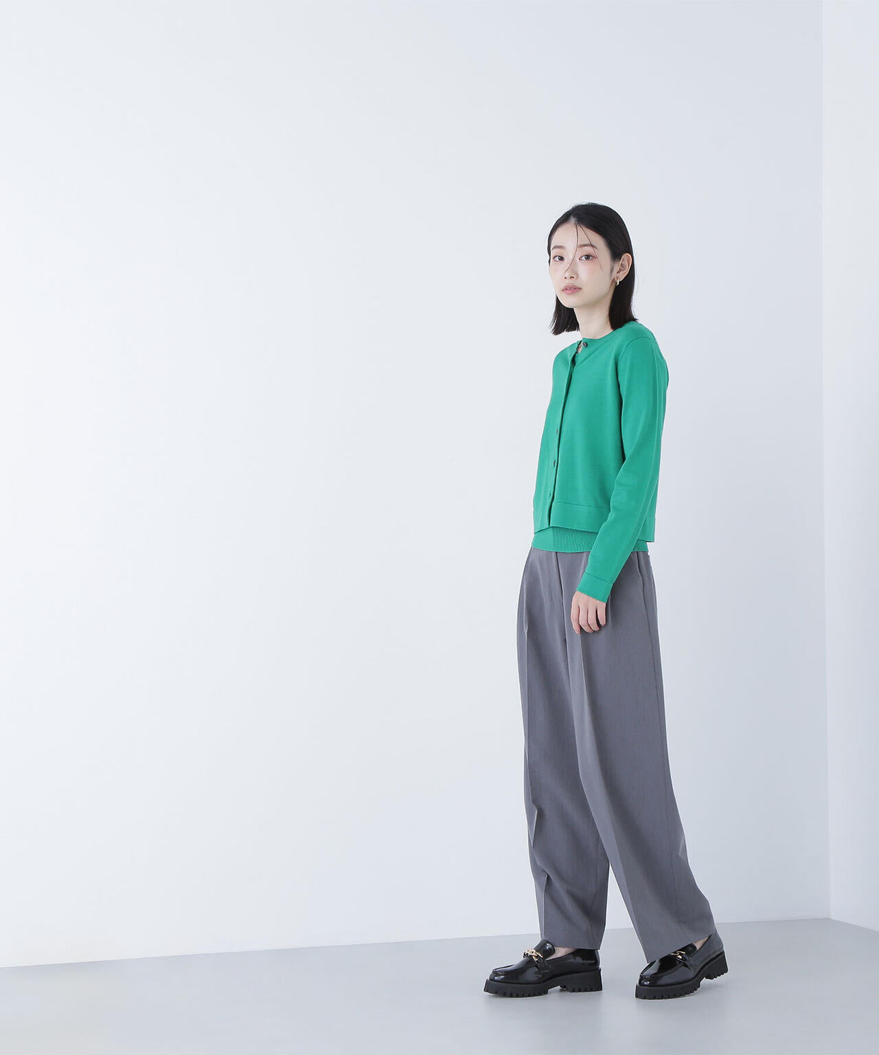 ベーシッククルーネックアンサンブル