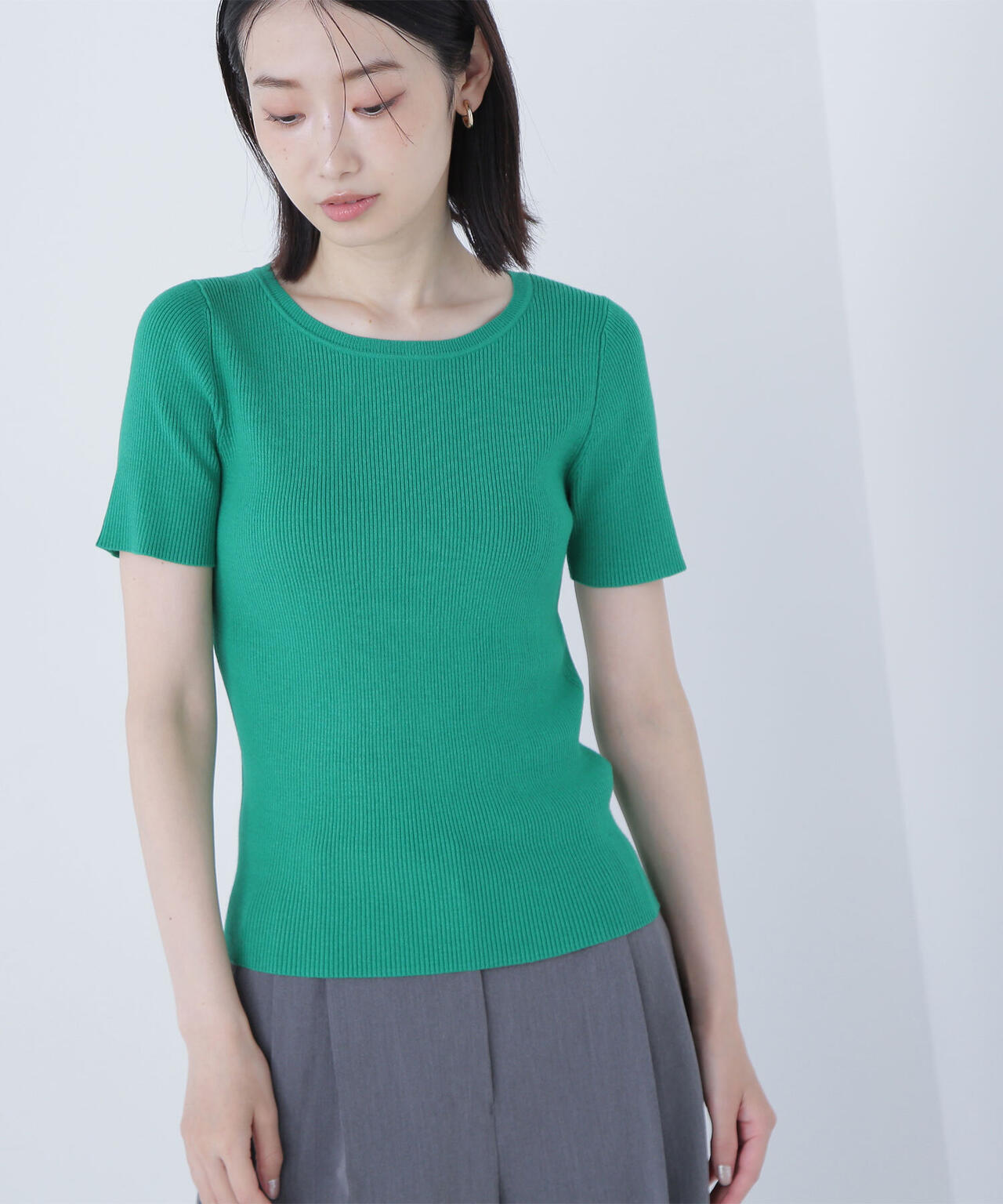 ベーシッククルーネックアンサンブル