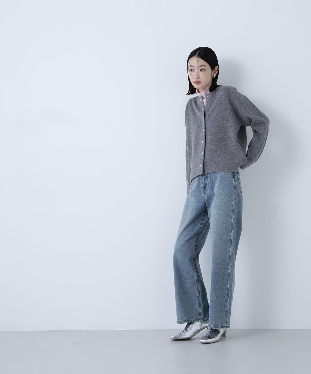 FOX接結ニットジャケット