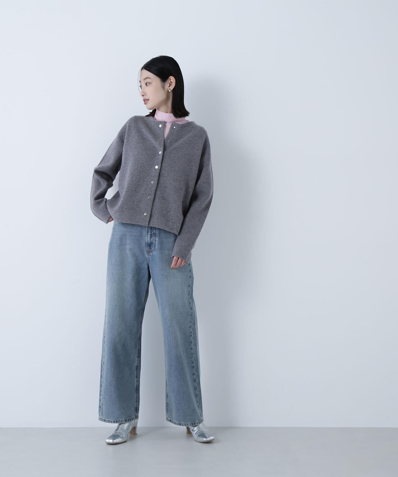 FOX接結ニットジャケット