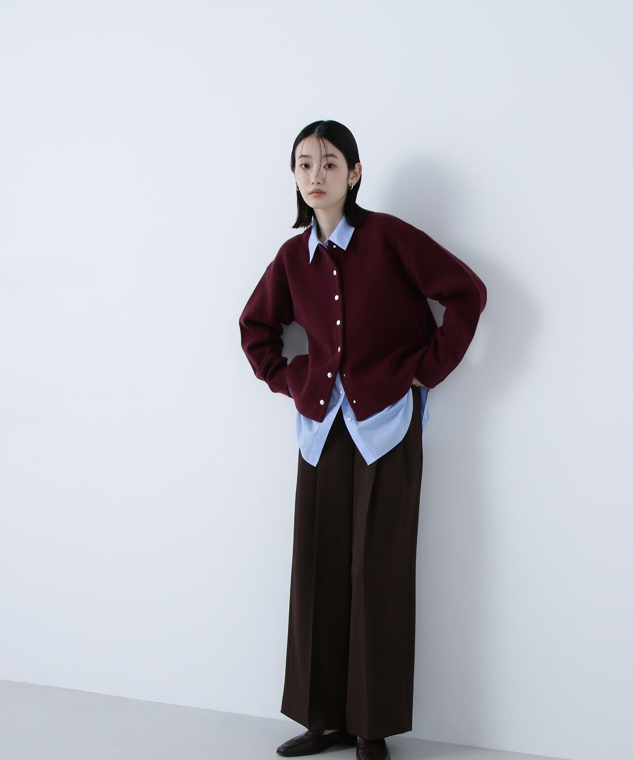 FOX接結ニットジャケット