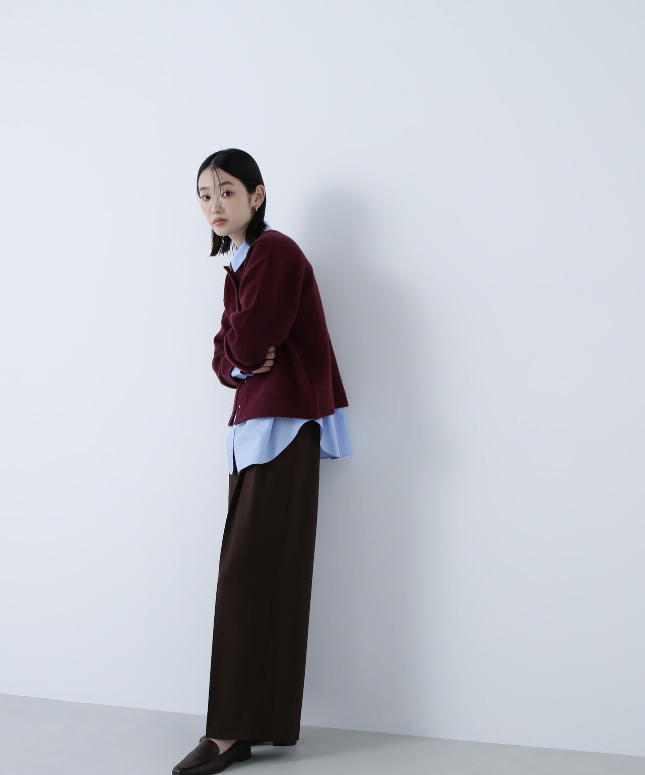 FOX接結ニットジャケット